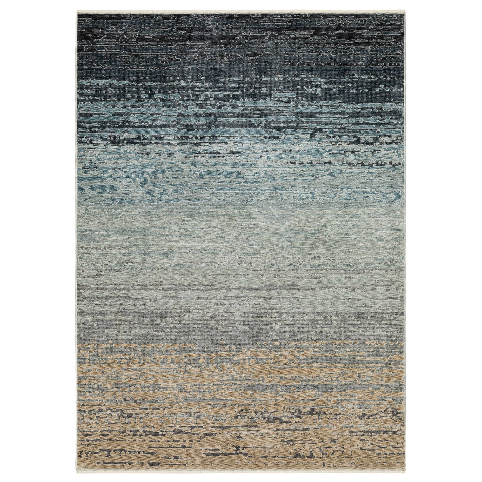 Power-Loomed ECH09 Blue Rugs #color_blue