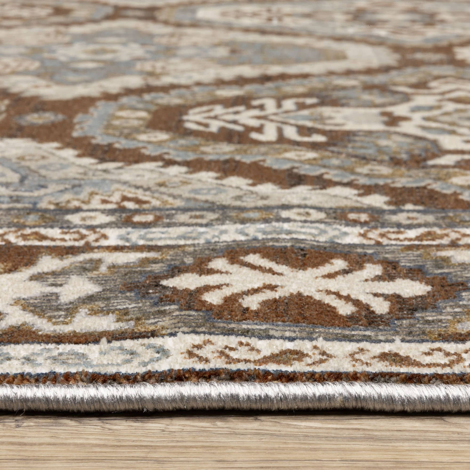 Power-Loomed ELL03 Rust Rugs #color_rust