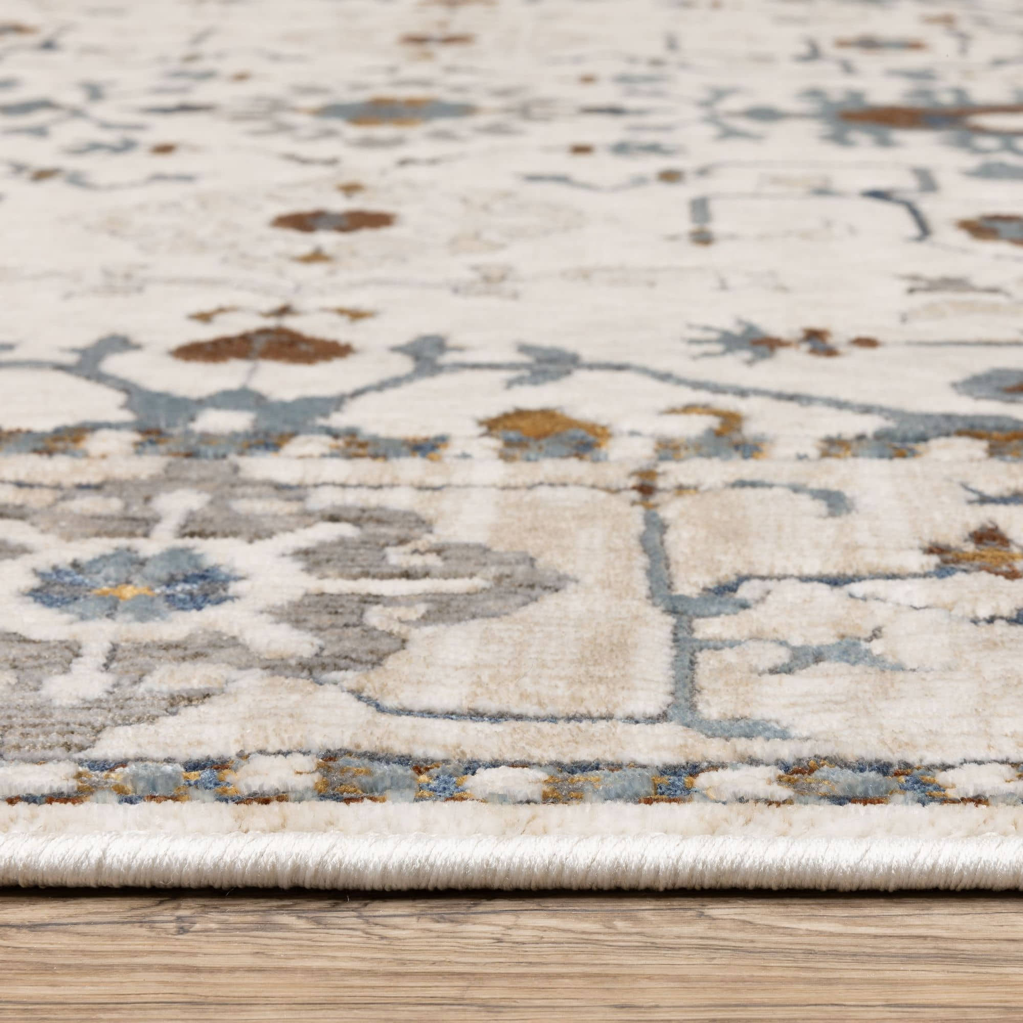 Power-Loomed ELL10 Ivory Rugs #color_ivory