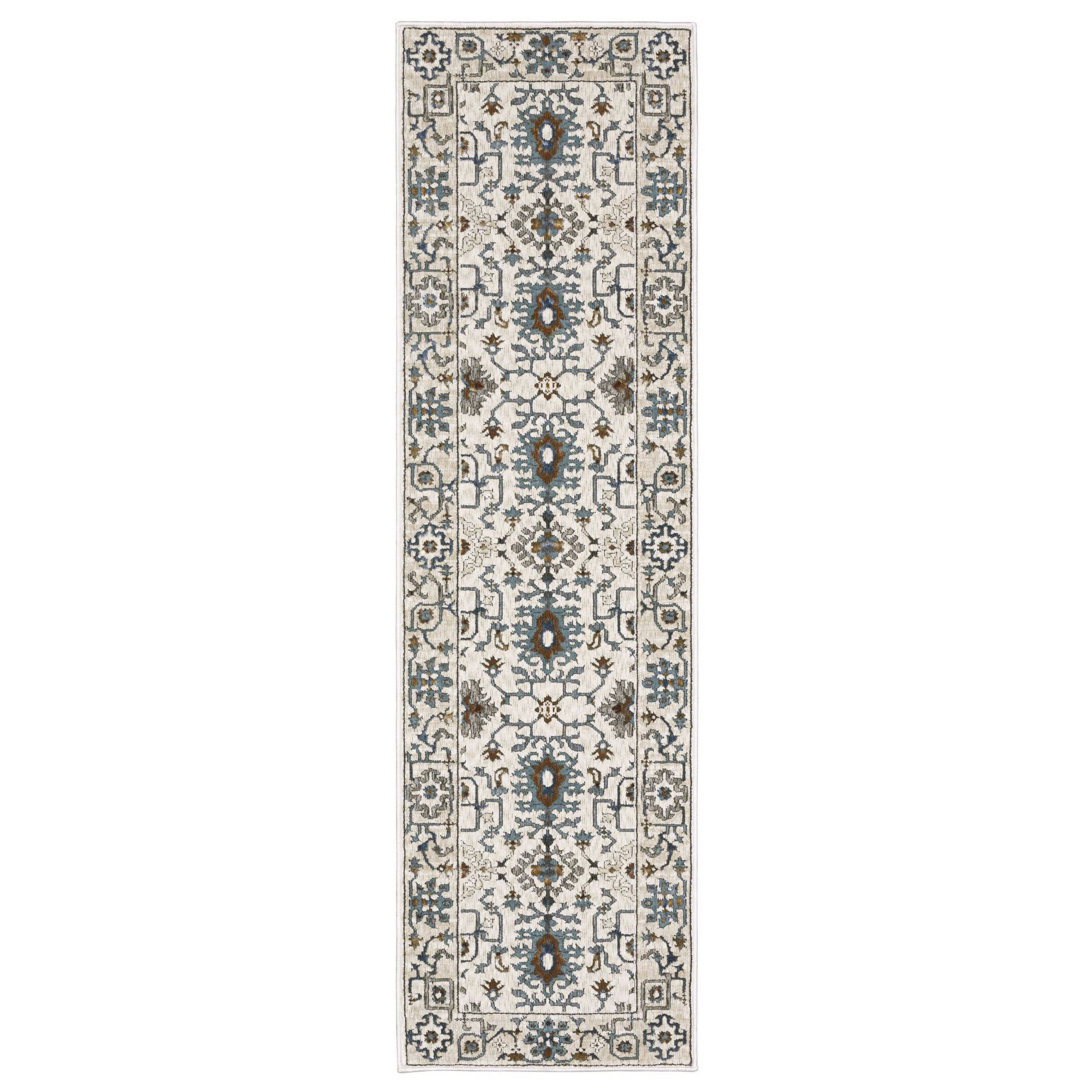 Power-Loomed ELL10 Ivory Rugs #color_ivory