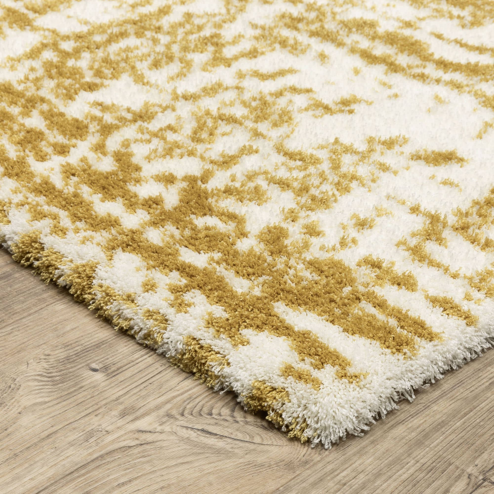 Power-Loomed GAL10 Gold Rugs #color_gold