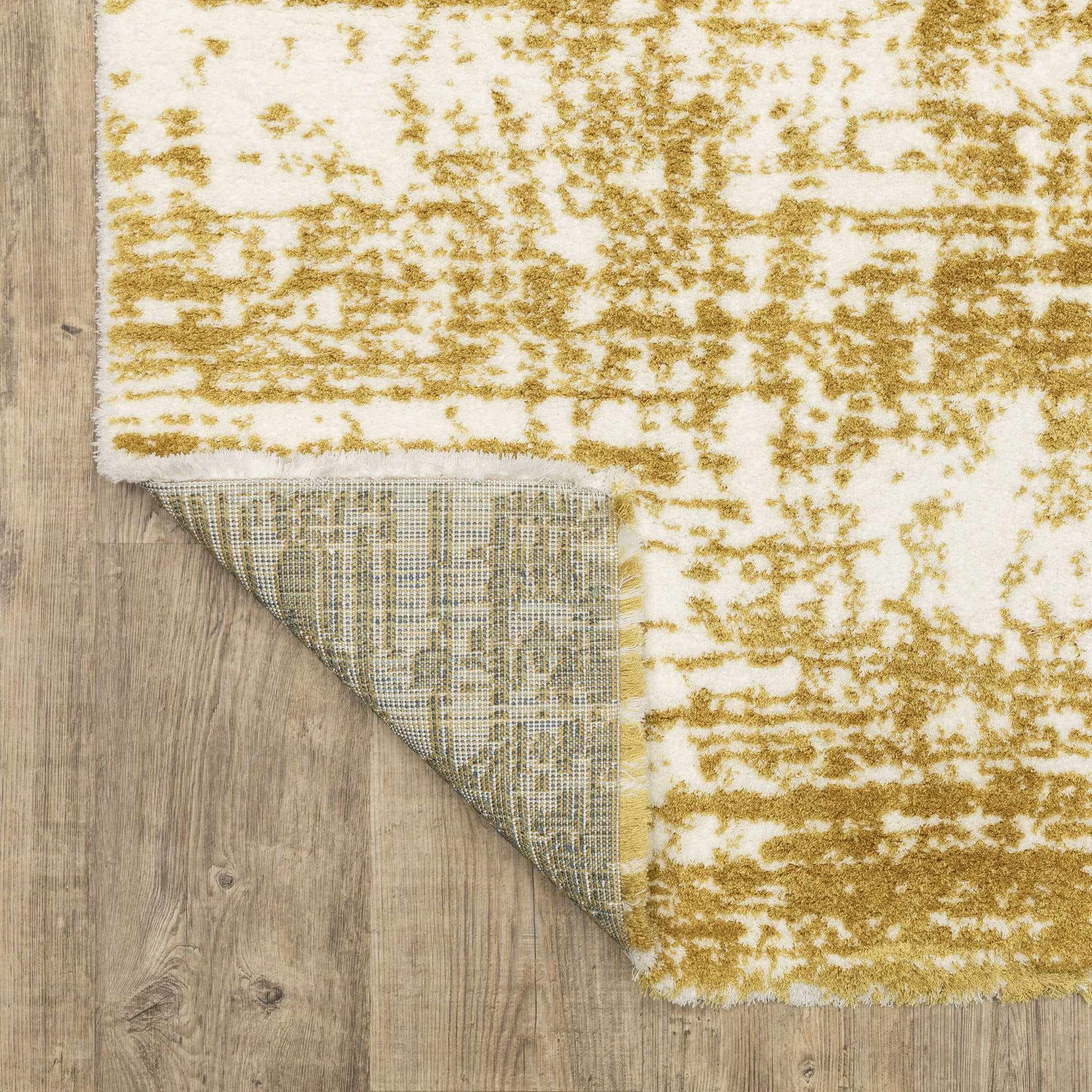 Power-Loomed GAL10 Gold Rugs #color_gold