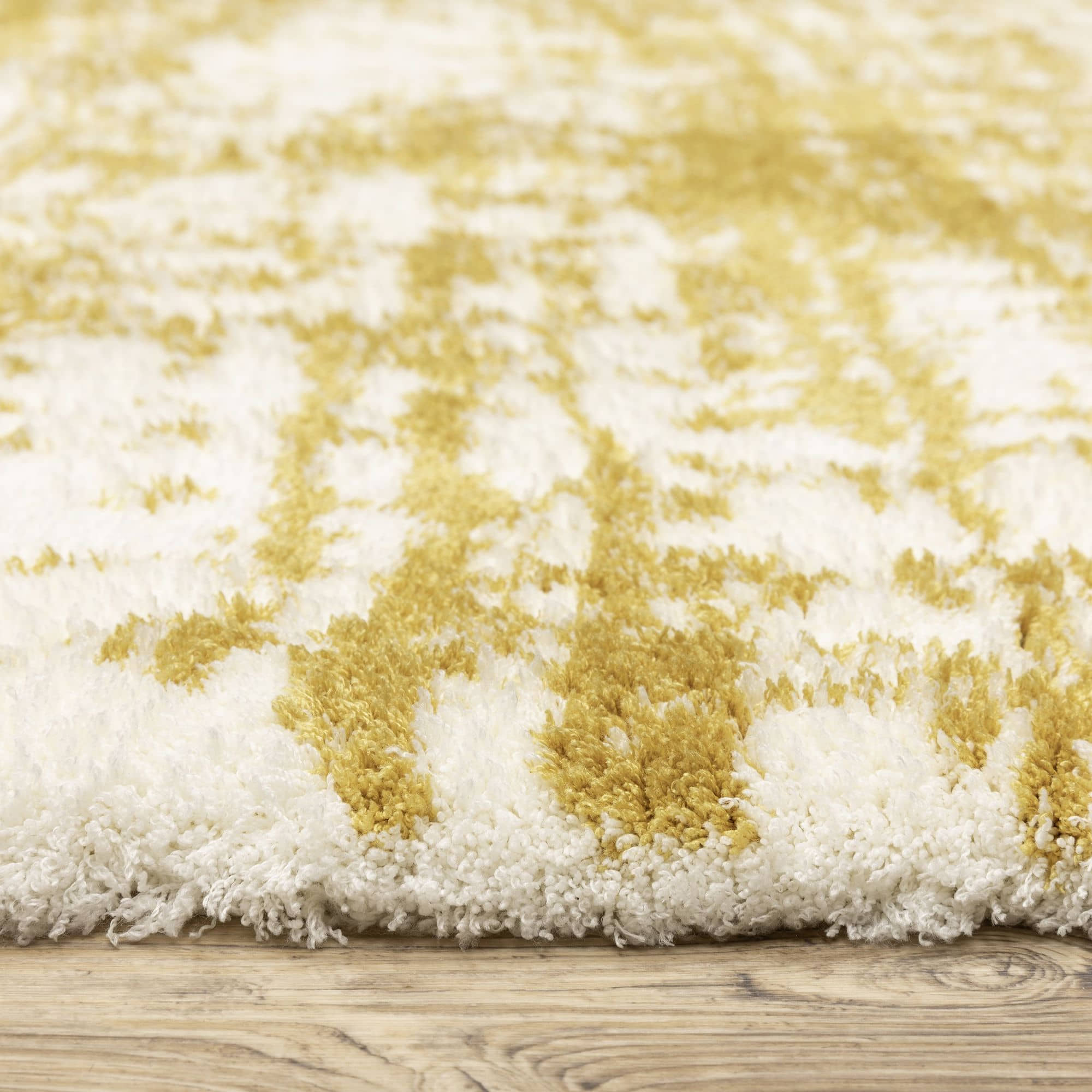 Power-Loomed GAL10 Gold Rugs #color_gold