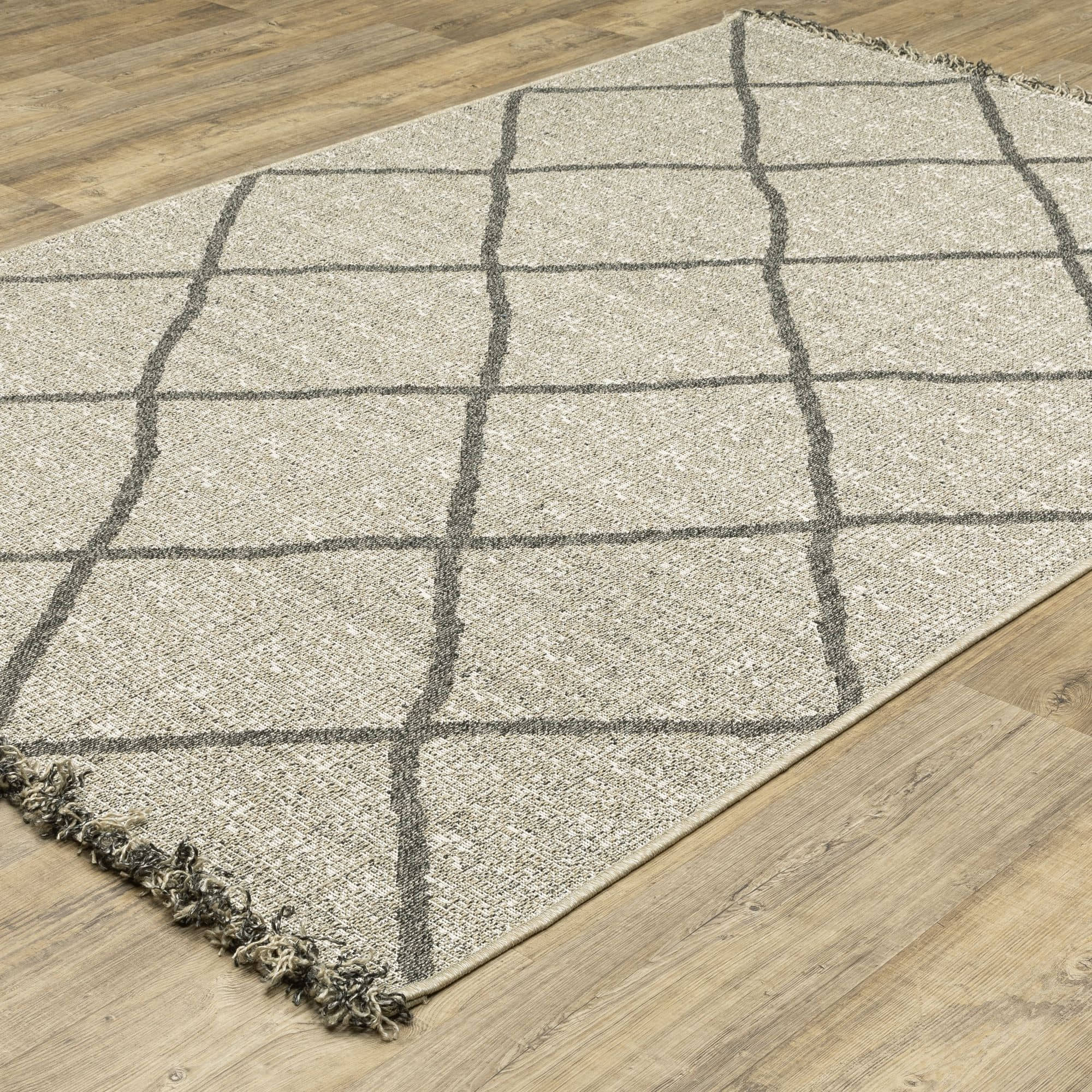 Power-Loomed 4926A Beige Rugs #color_beige