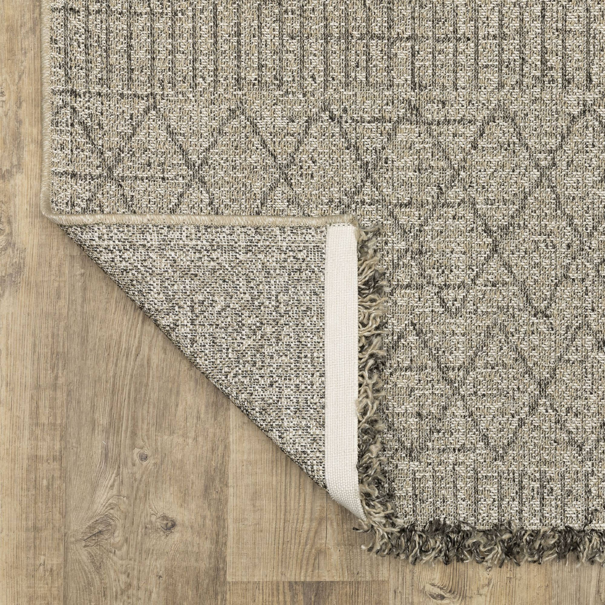 Power-Loomed 5560J Beige Rugs #color_beige