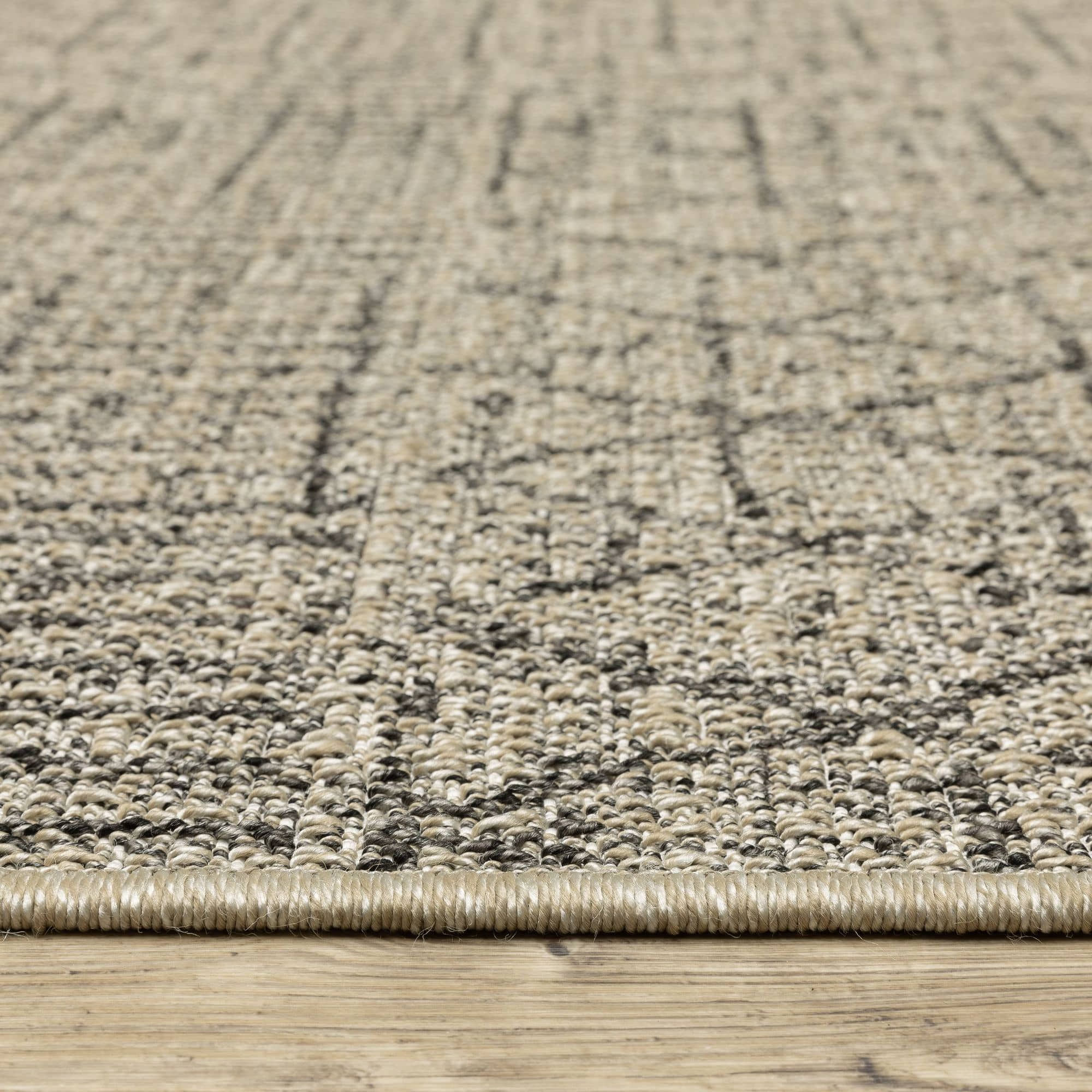 Power-Loomed 5560J Beige Rugs #color_beige