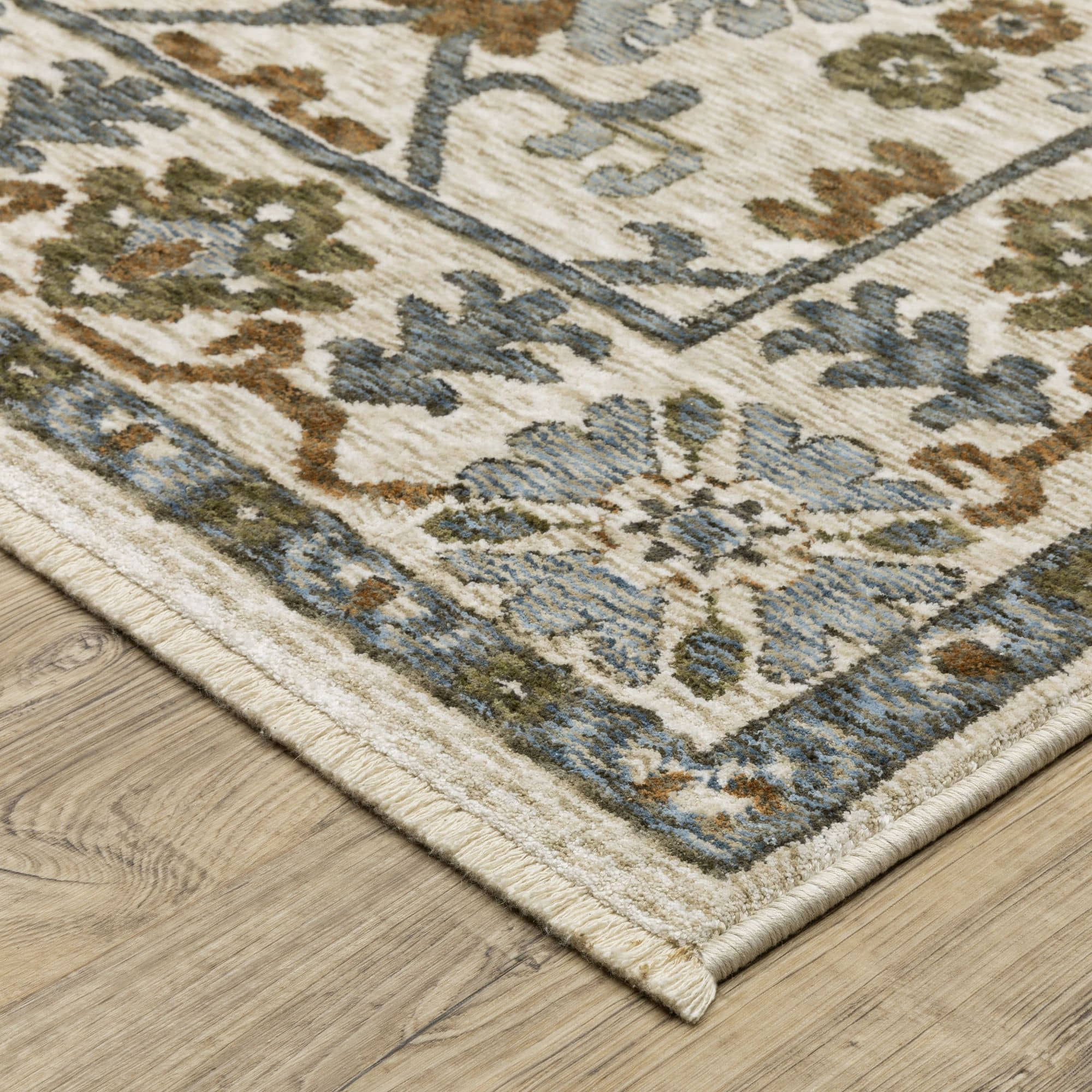 Power-Loomed HA02I Ivory Rugs #color_ivory