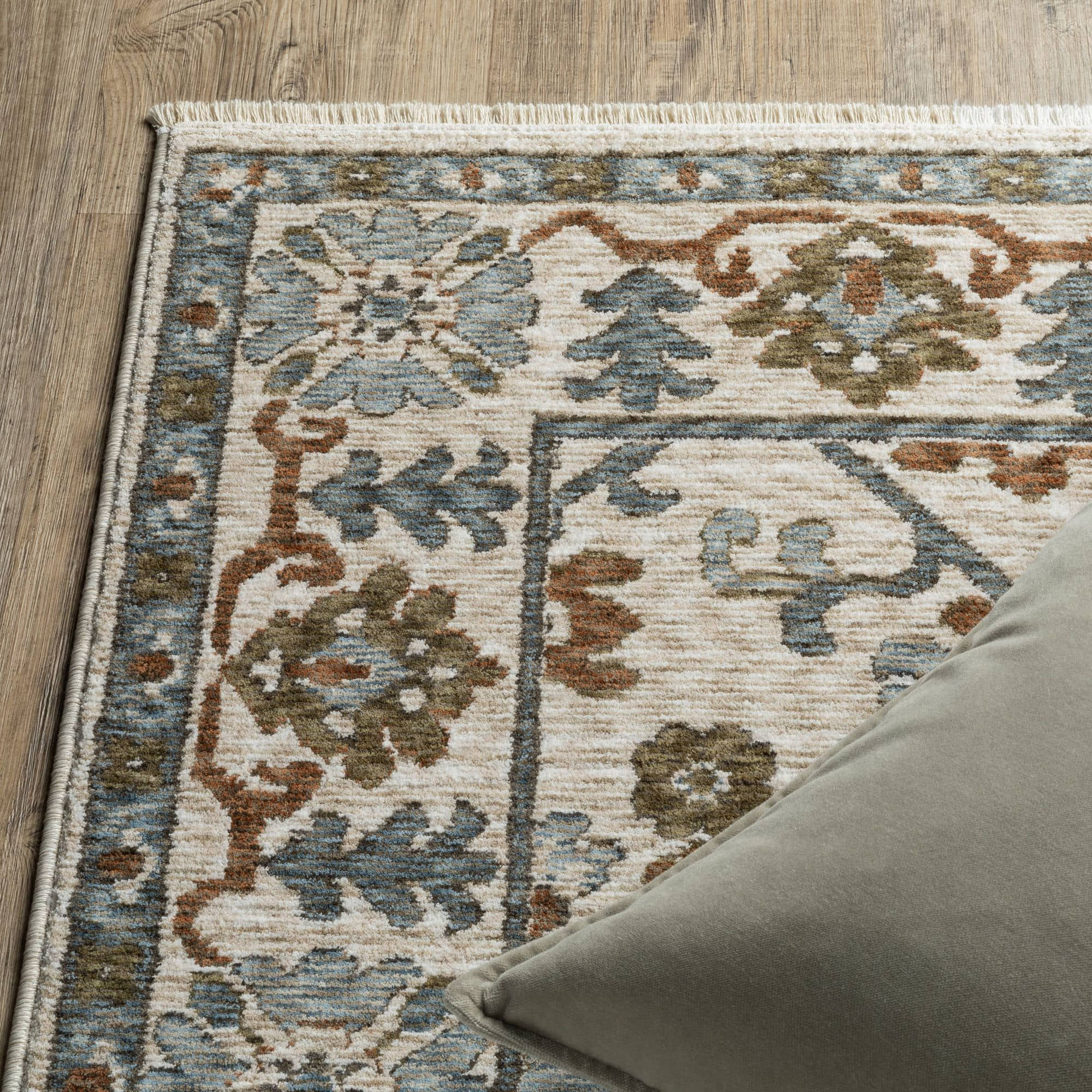 Power-Loomed HA02I Ivory Rugs #color_ivory