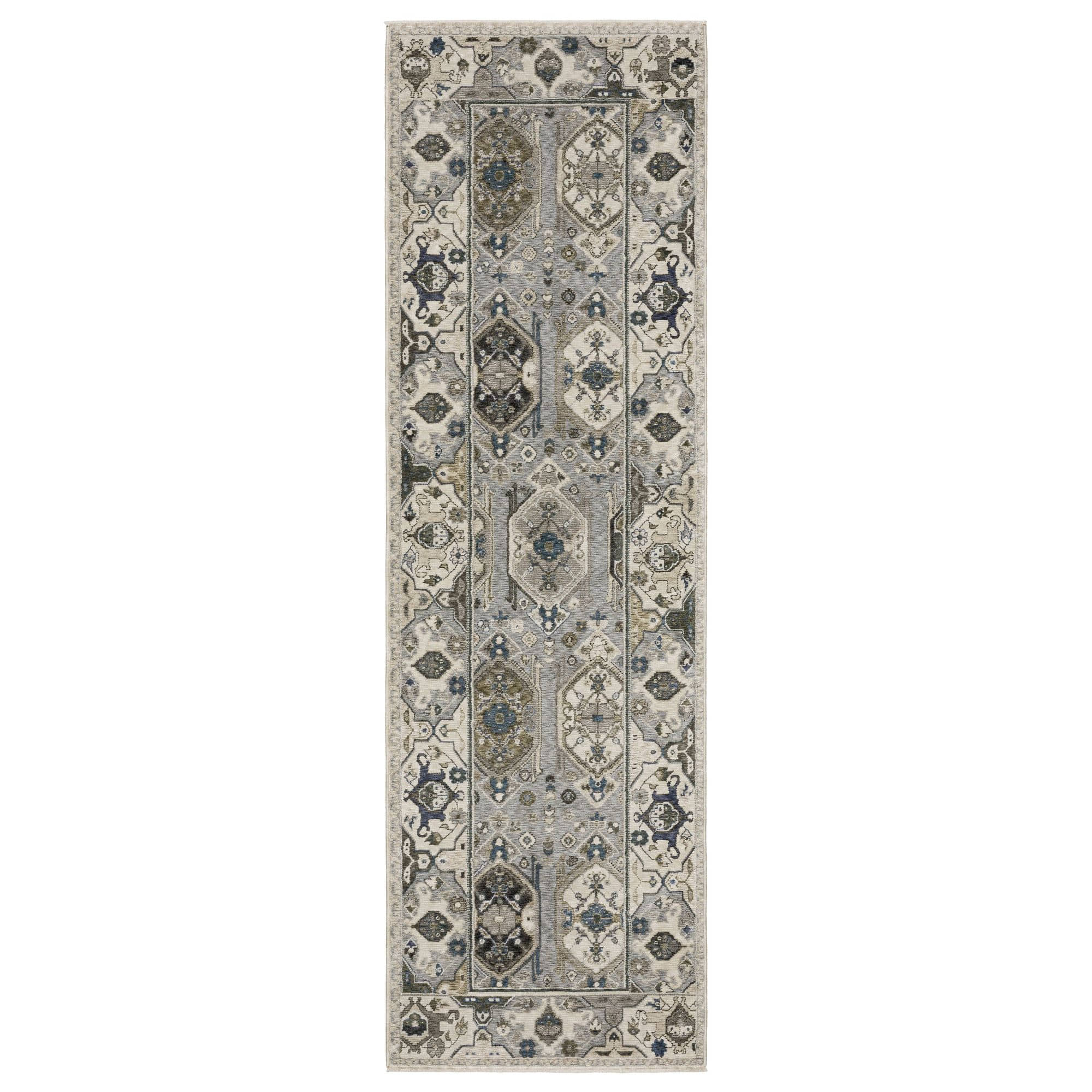 Power-Loomed HA04U Ivory Rugs #color_ivory