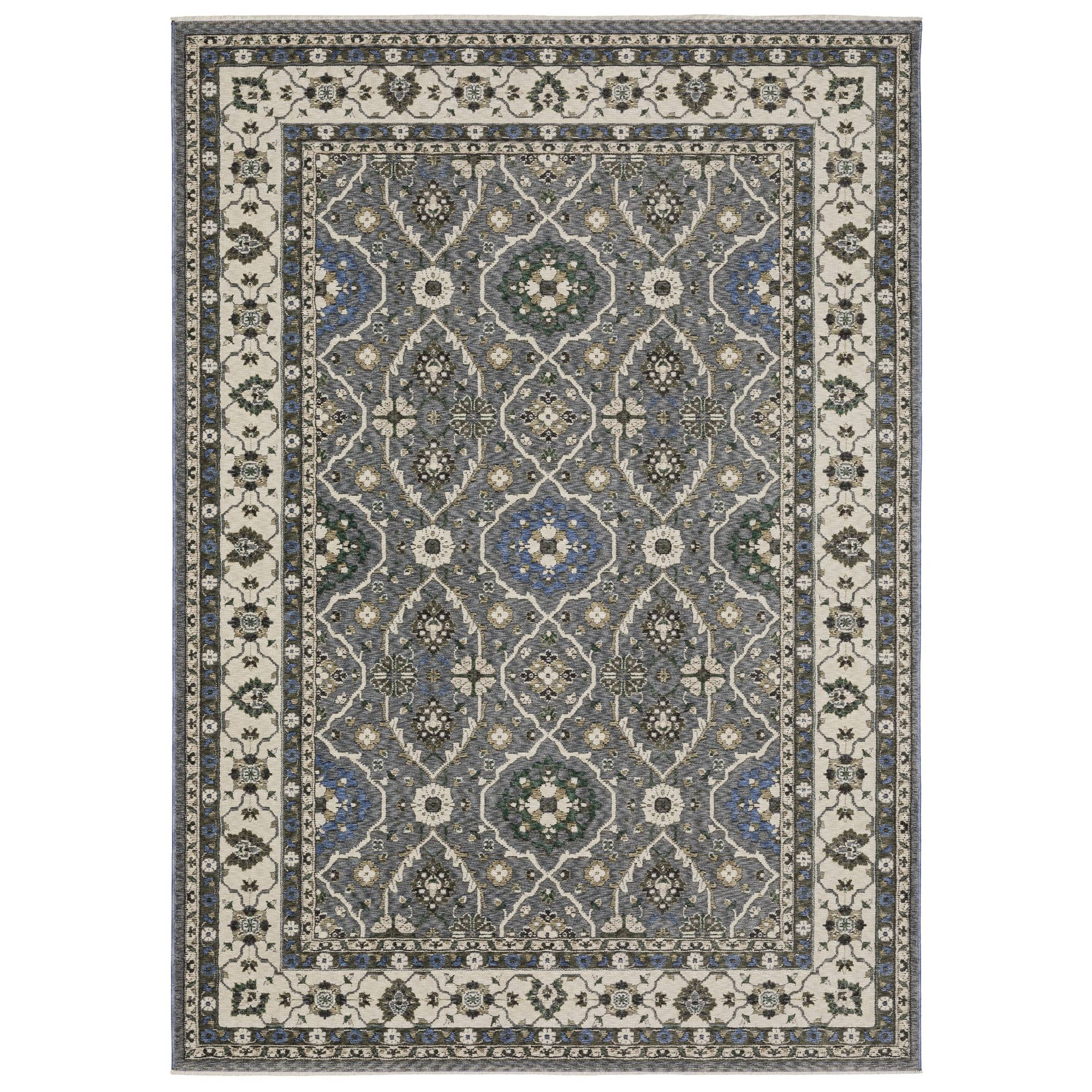 Power-Loomed HA07H Blue Rugs #color_blue