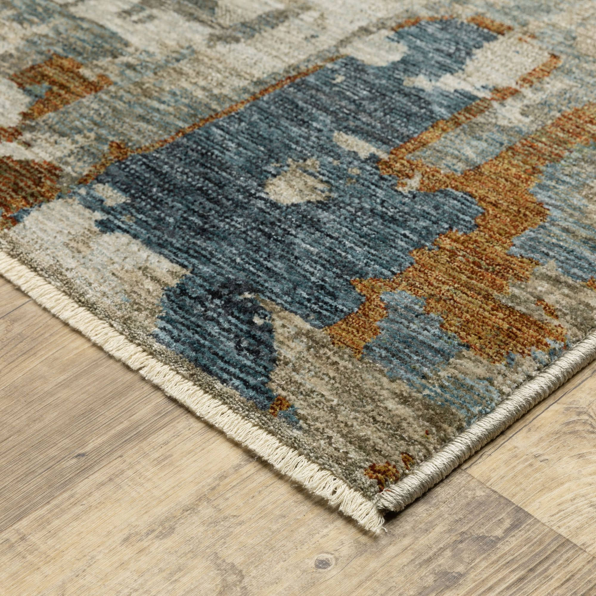 Power-Loomed HAY02 Beige Rugs #color_beige