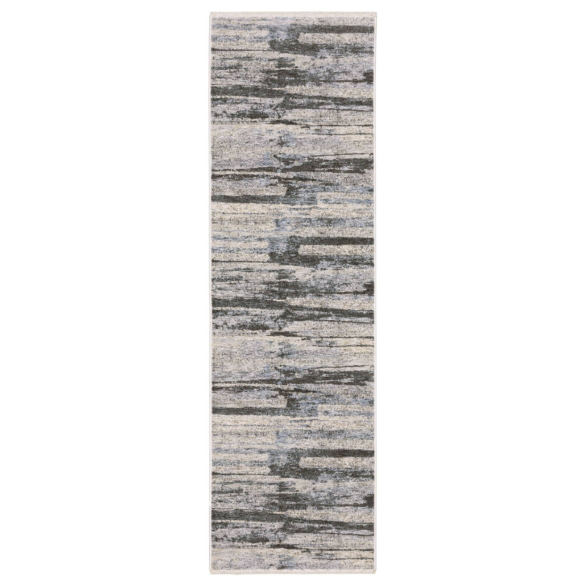 Power-Loomed HAY07 Grey Rugs #color_grey