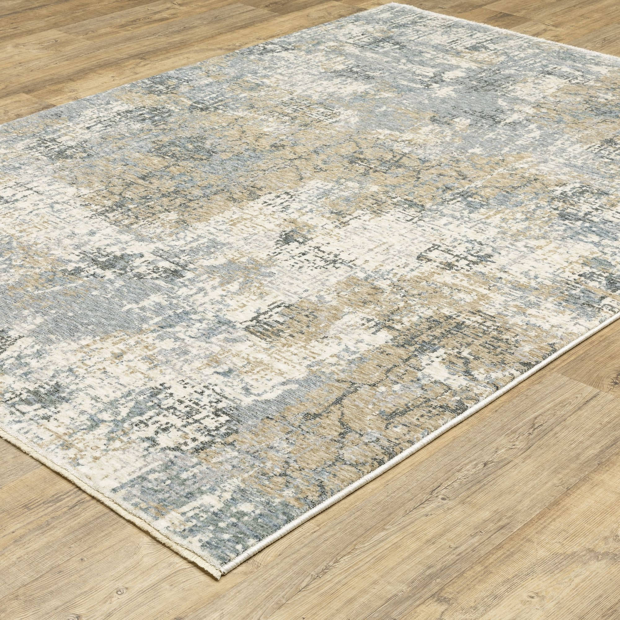 Power-Loomed HAY08 Beige Rugs #color_beige