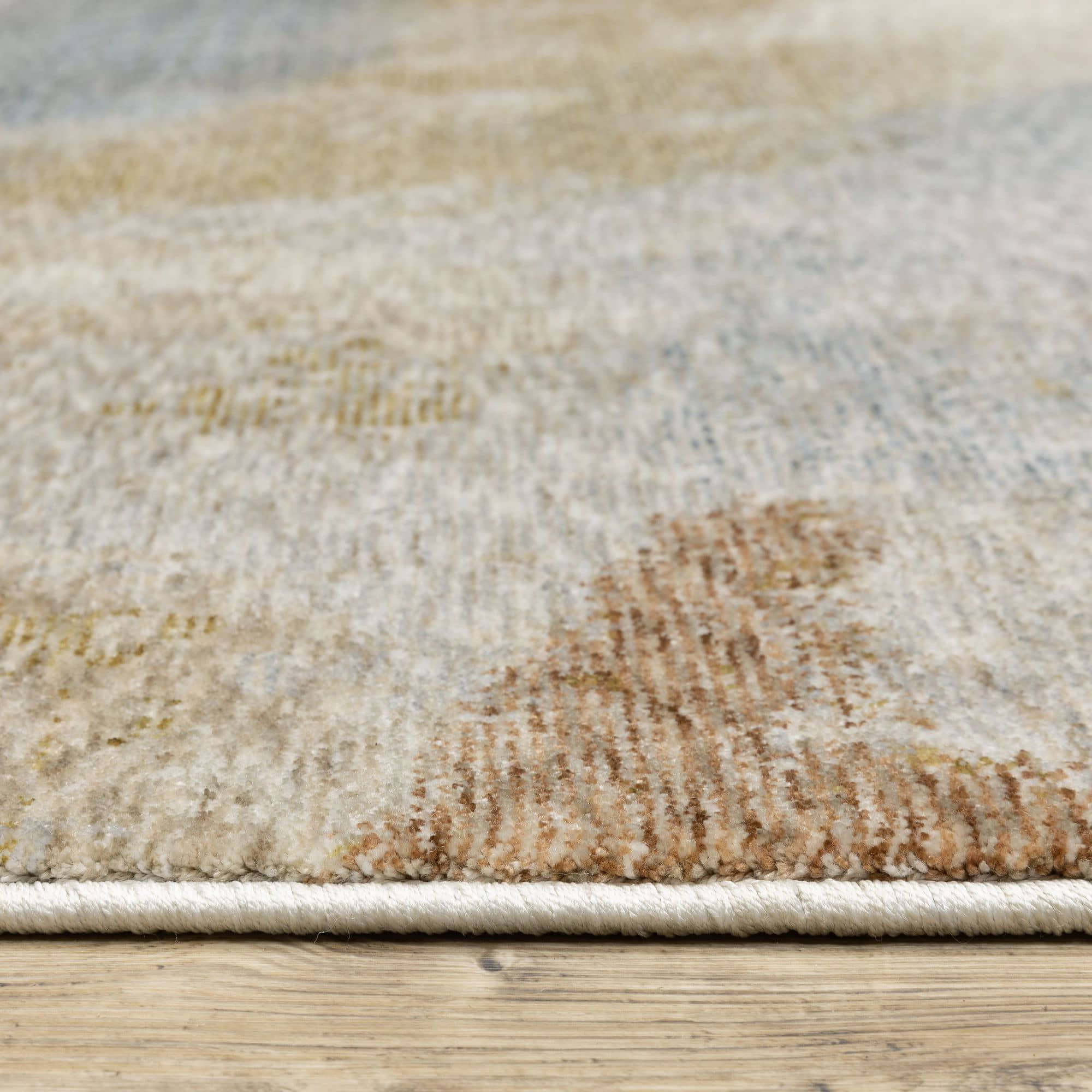 Power-Loomed HAY09 Beige Rugs #color_beige