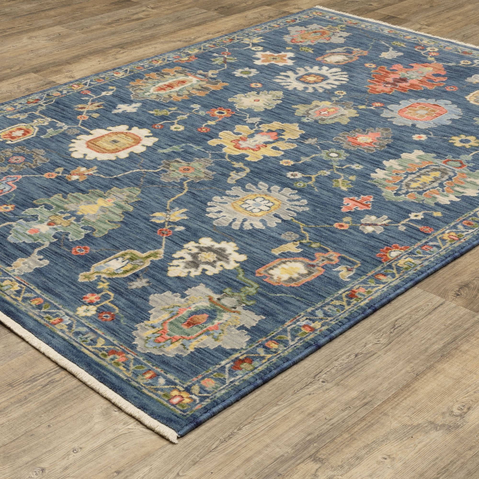 Axminster Loomed 2863B Blue Rugs #color_blue