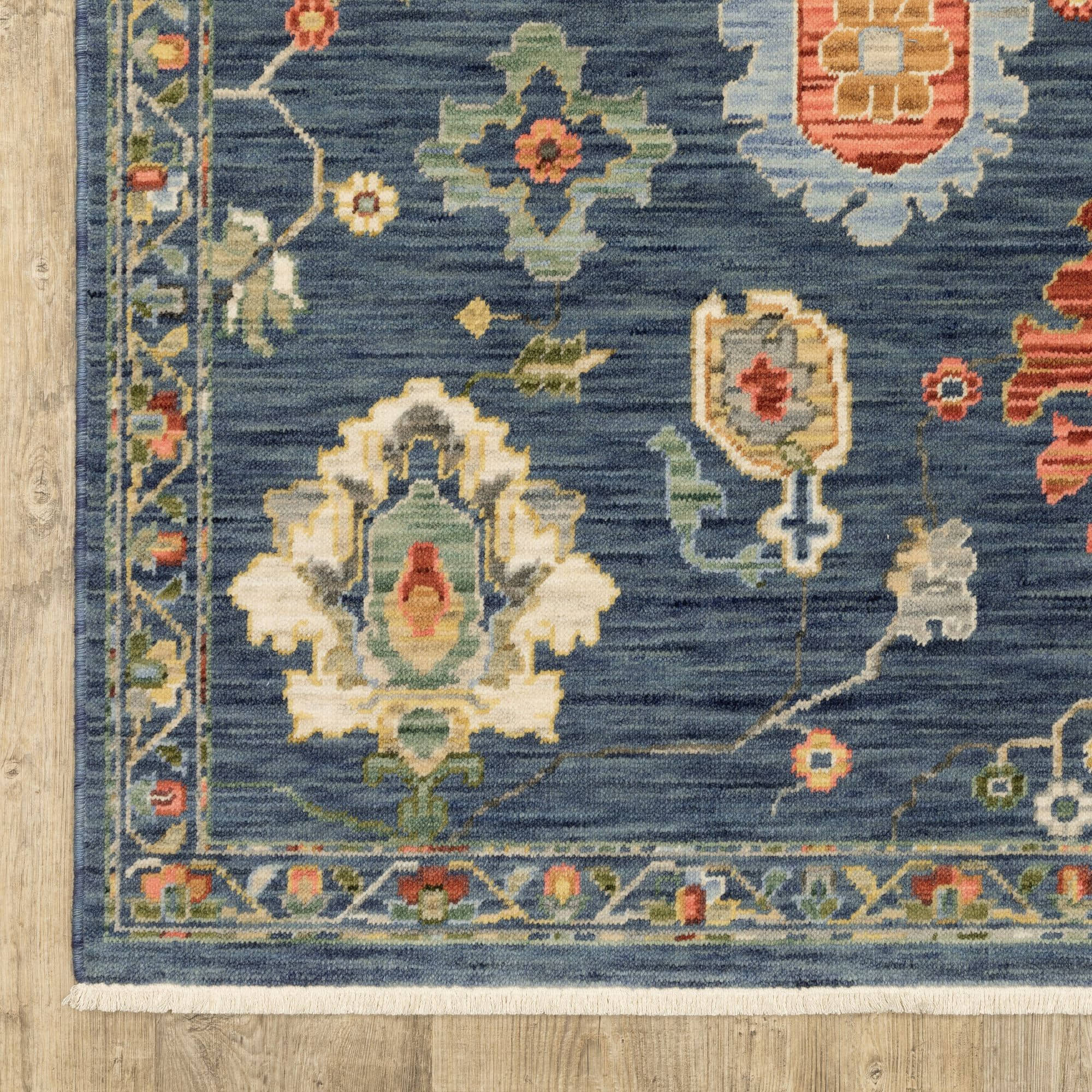 Axminster Loomed 2863B Blue Rugs #color_blue