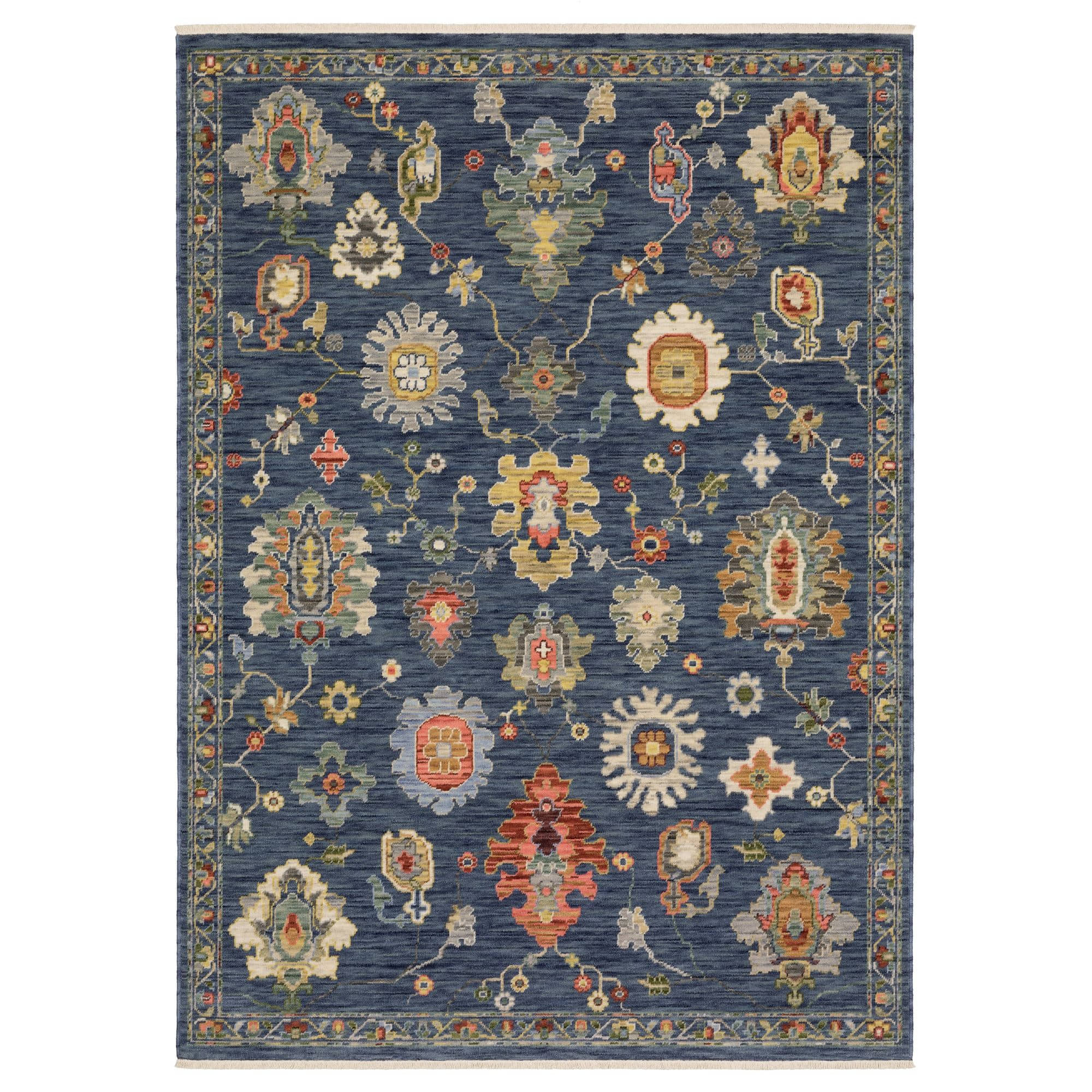 Axminster Loomed 2863B Blue Rugs #color_blue