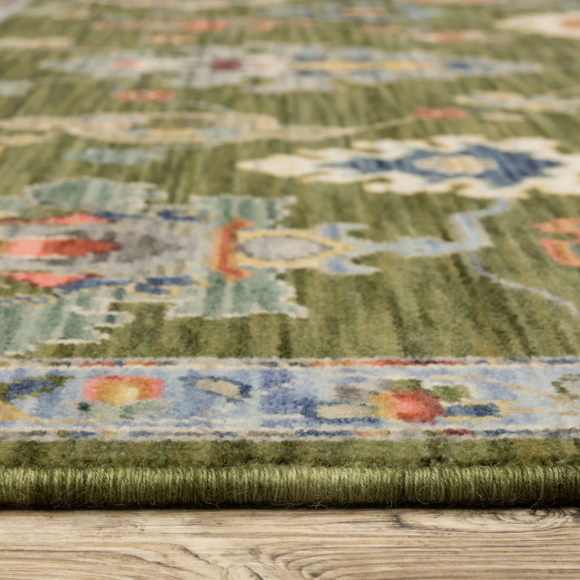 Axminster Loomed 2863E Green Rugs #color_green