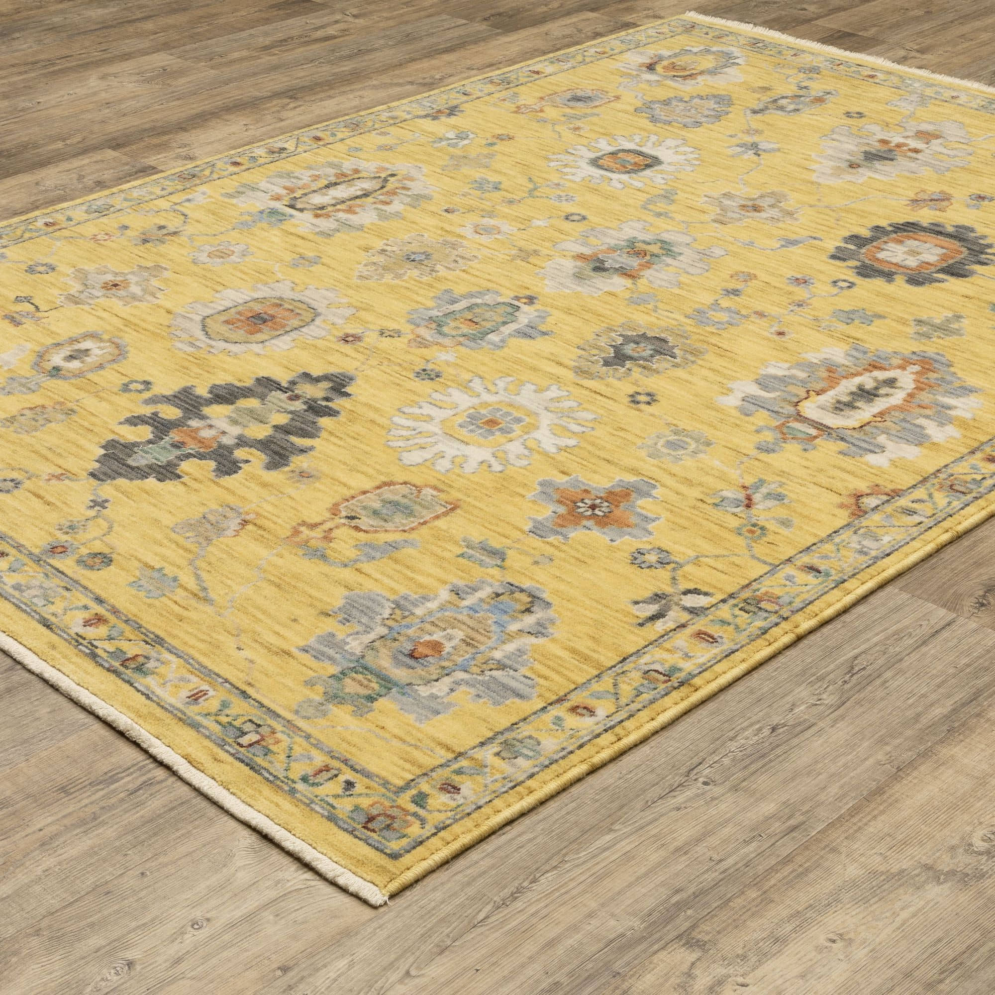 Axminster Loomed 2863G Yellow Rugs #color_yellow