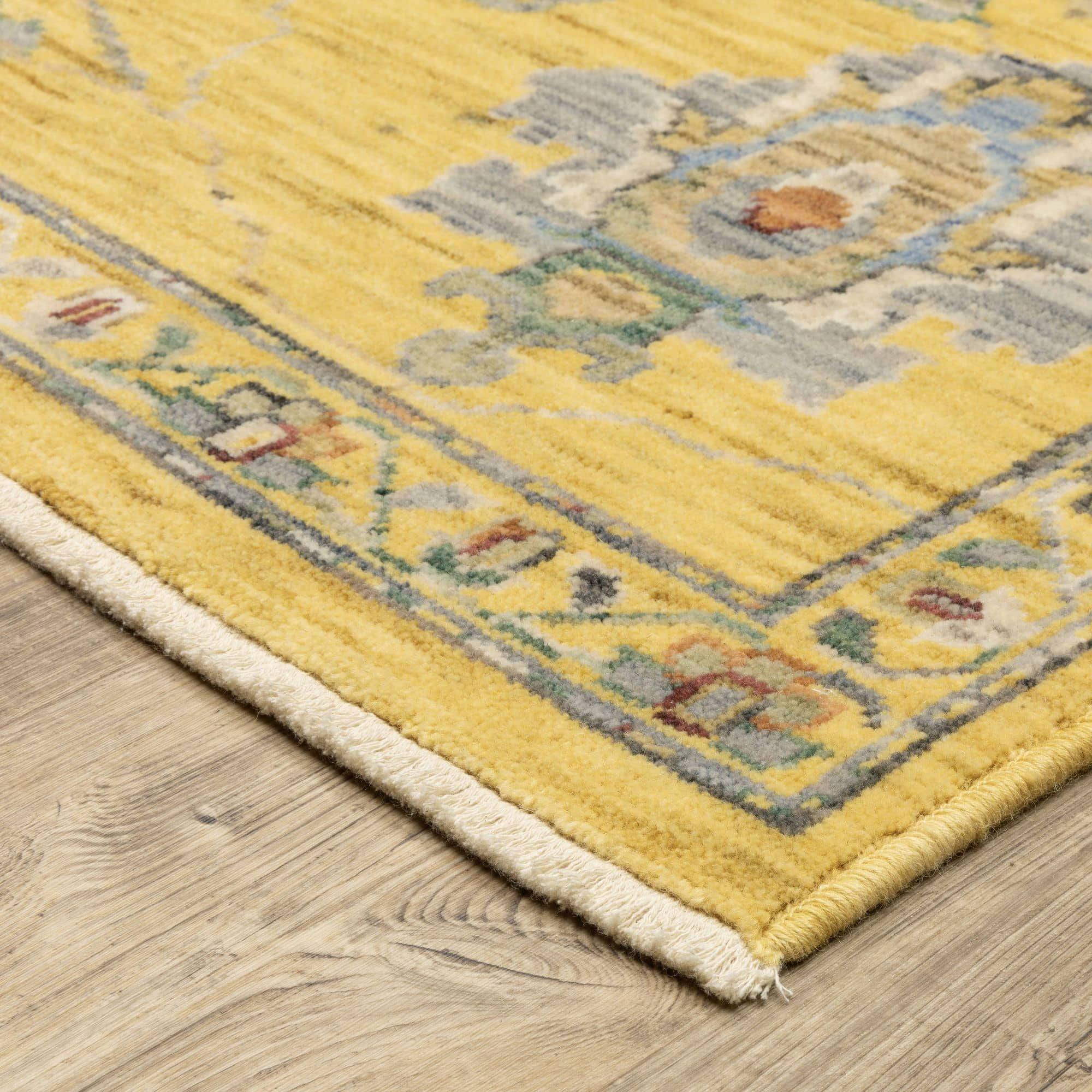 Axminster Loomed 2863G Yellow Rugs #color_yellow