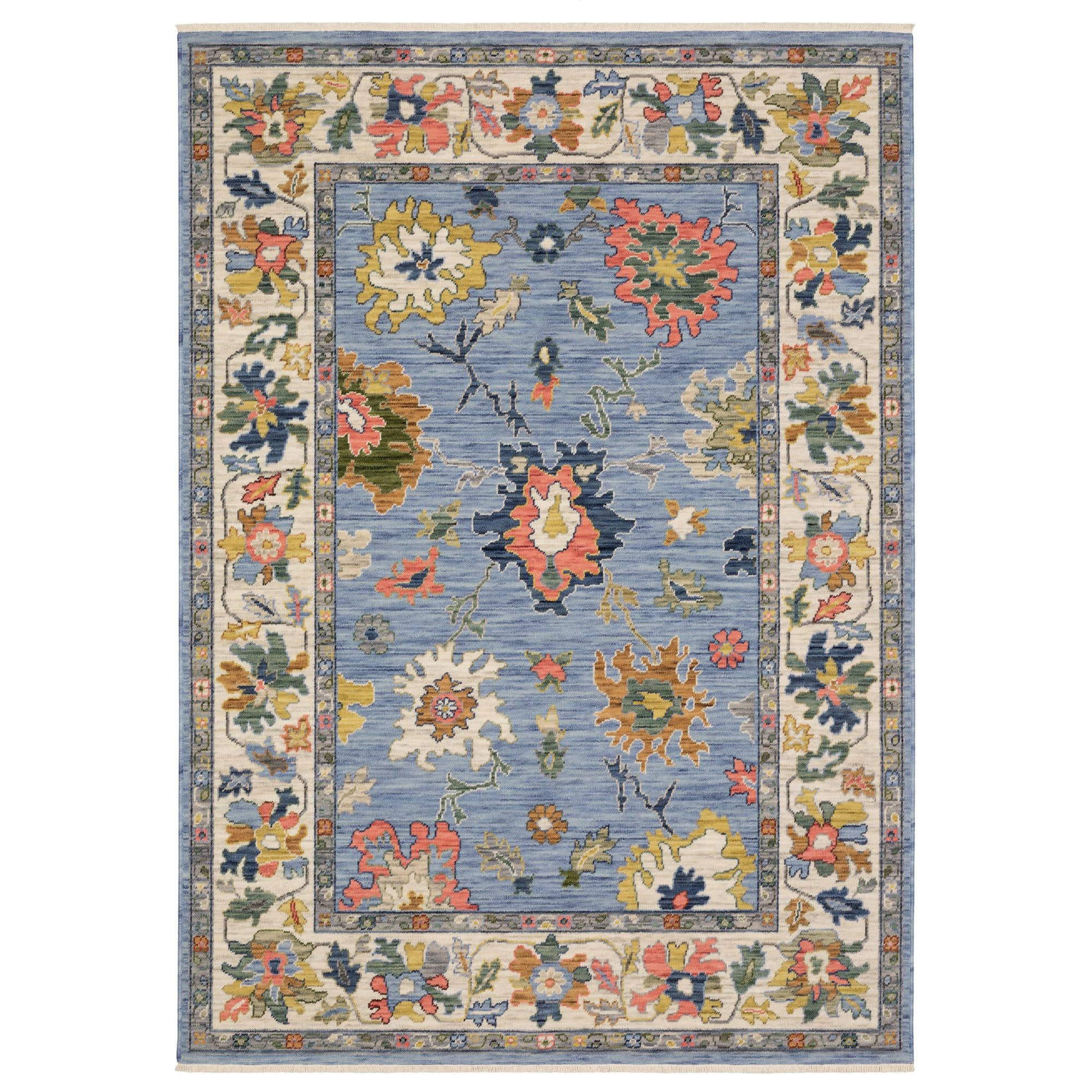 Axminster Loomed 2889A Blue Rugs #color_blue