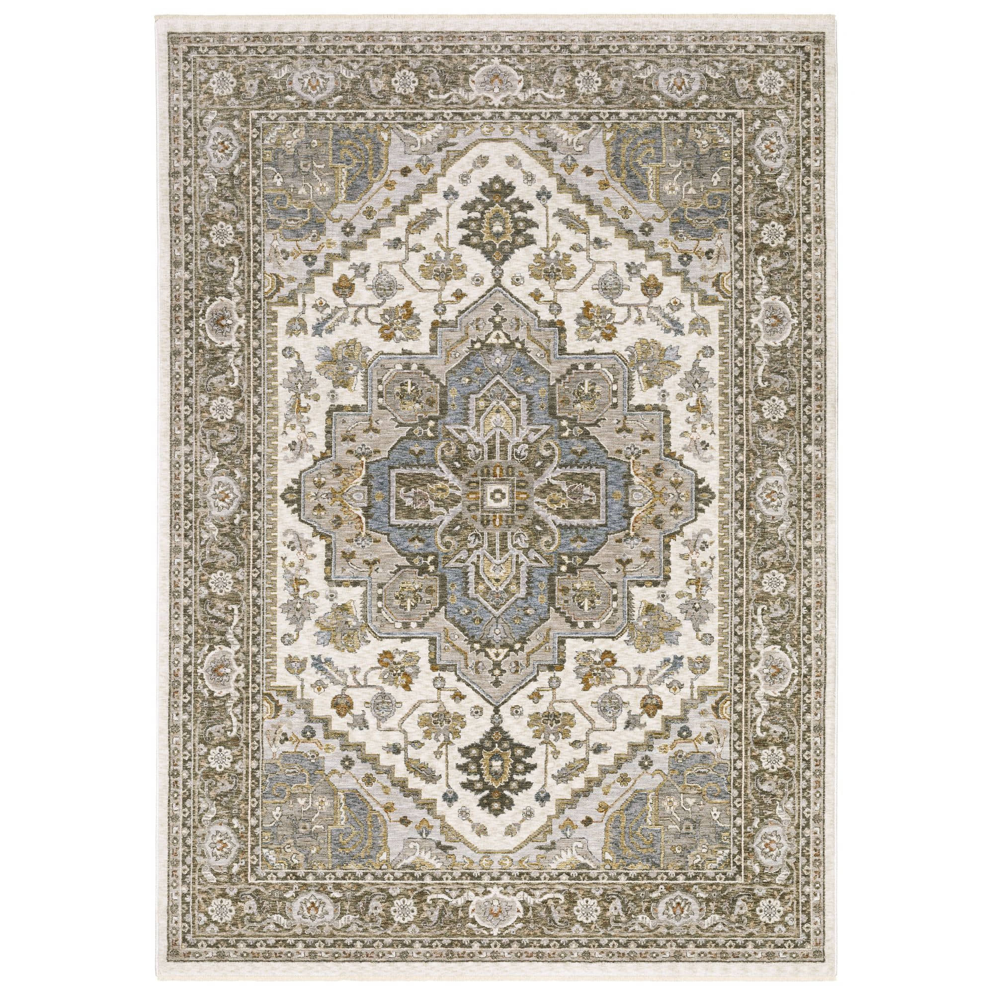 Power-Loomed Maharaja 1144Y Ivory Rugs #color_ivory