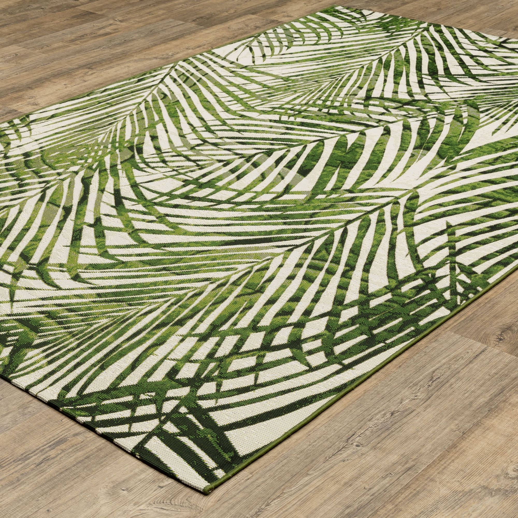 Power-Loomed 1572X Green Rugs #color_green