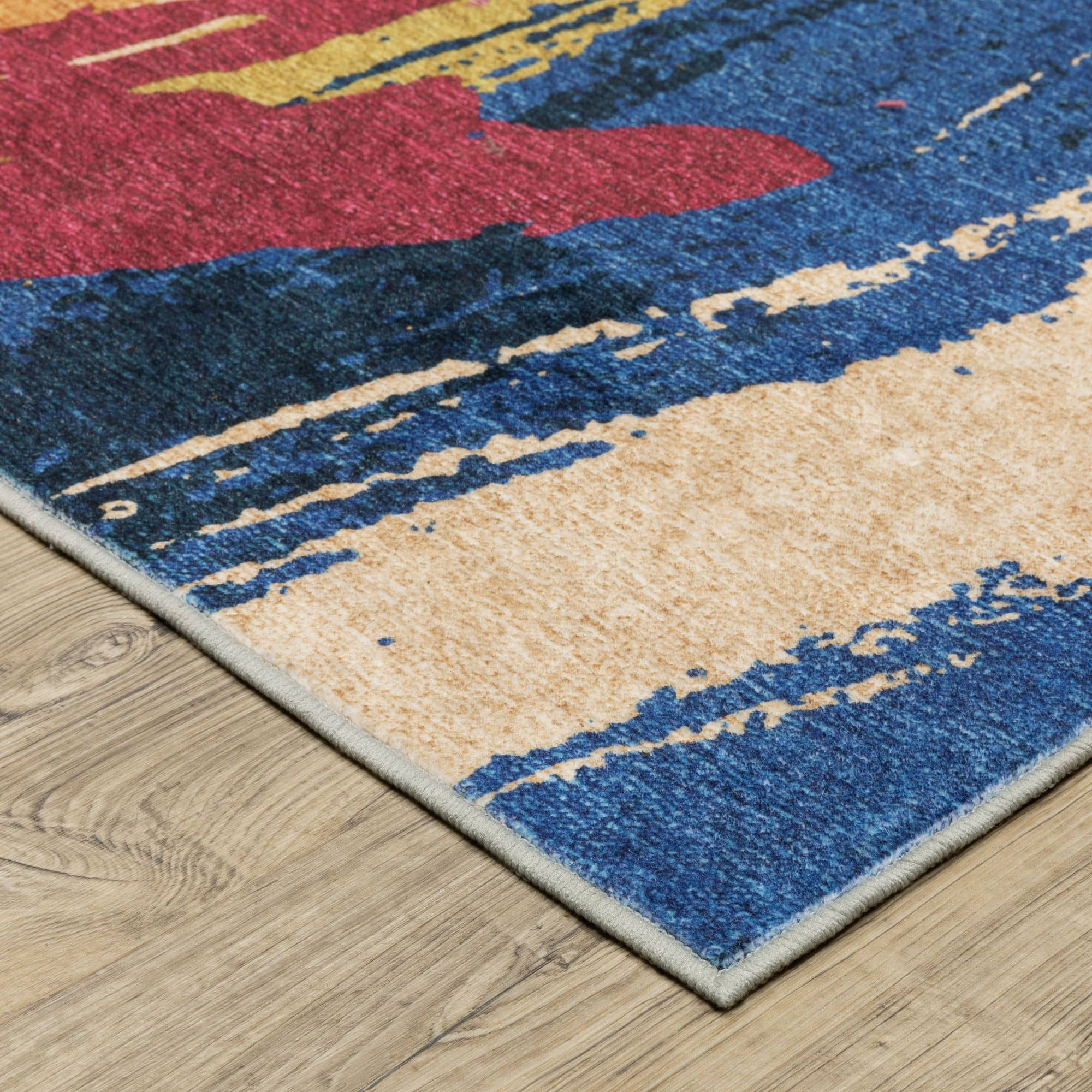 Machine-Print SUM09 Blue Rugs #color_blue