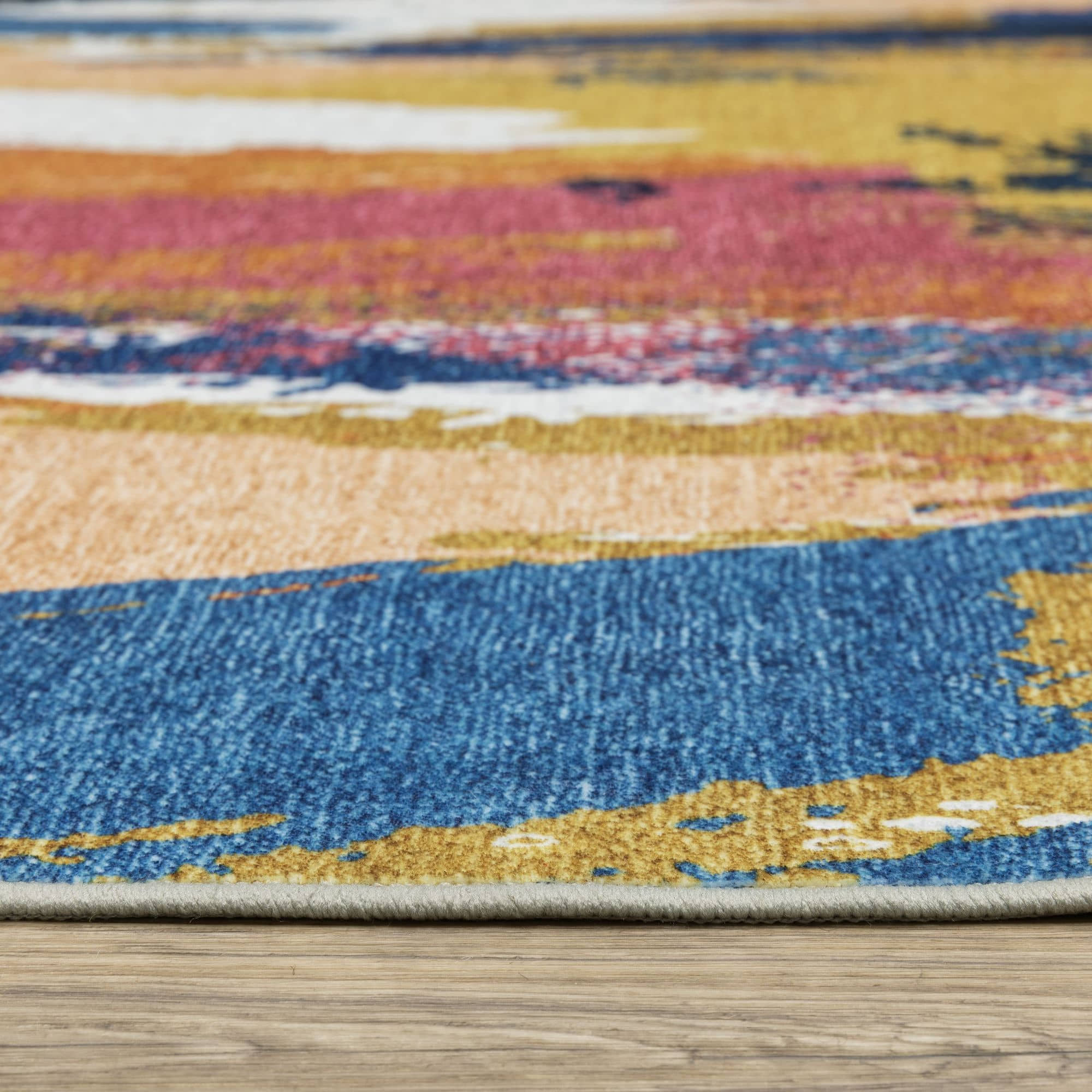 Machine-Print SUM09 Blue Rugs #color_blue