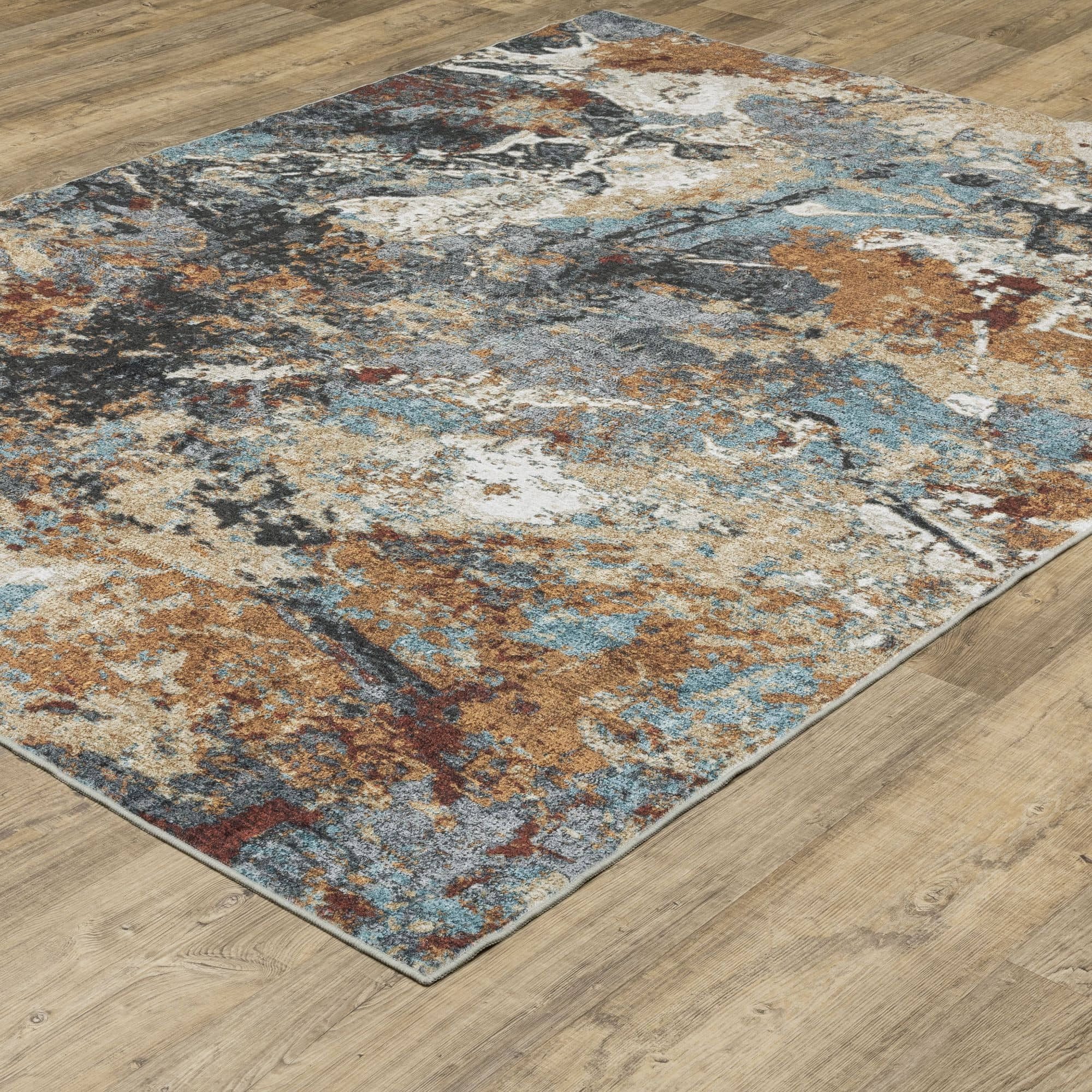 Machine-Print SUM13 Blue Rugs #color_blue