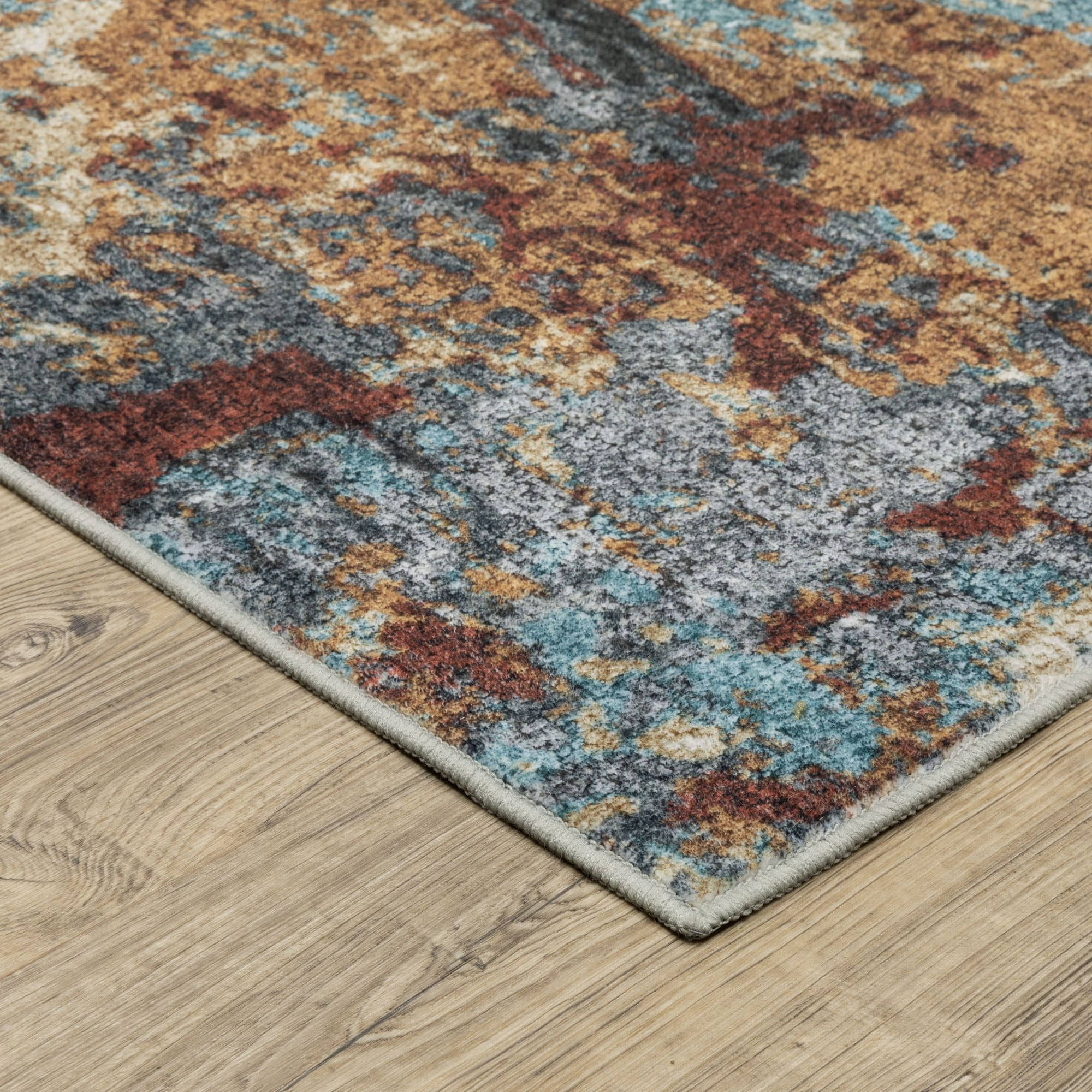 Machine-Print SUM13 Blue Rugs #color_blue