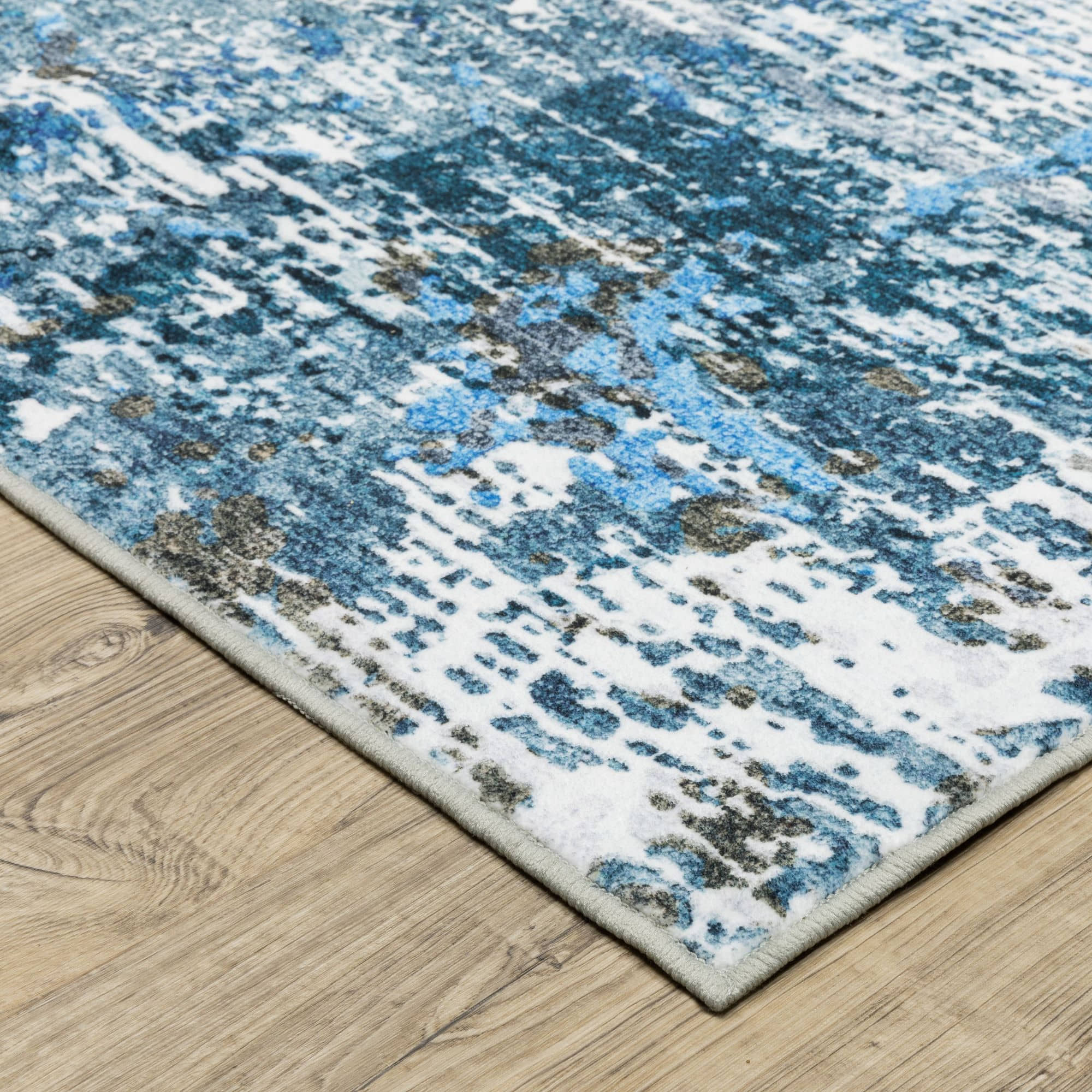 Machine-Print SUM14 Blue Rugs #color_blue