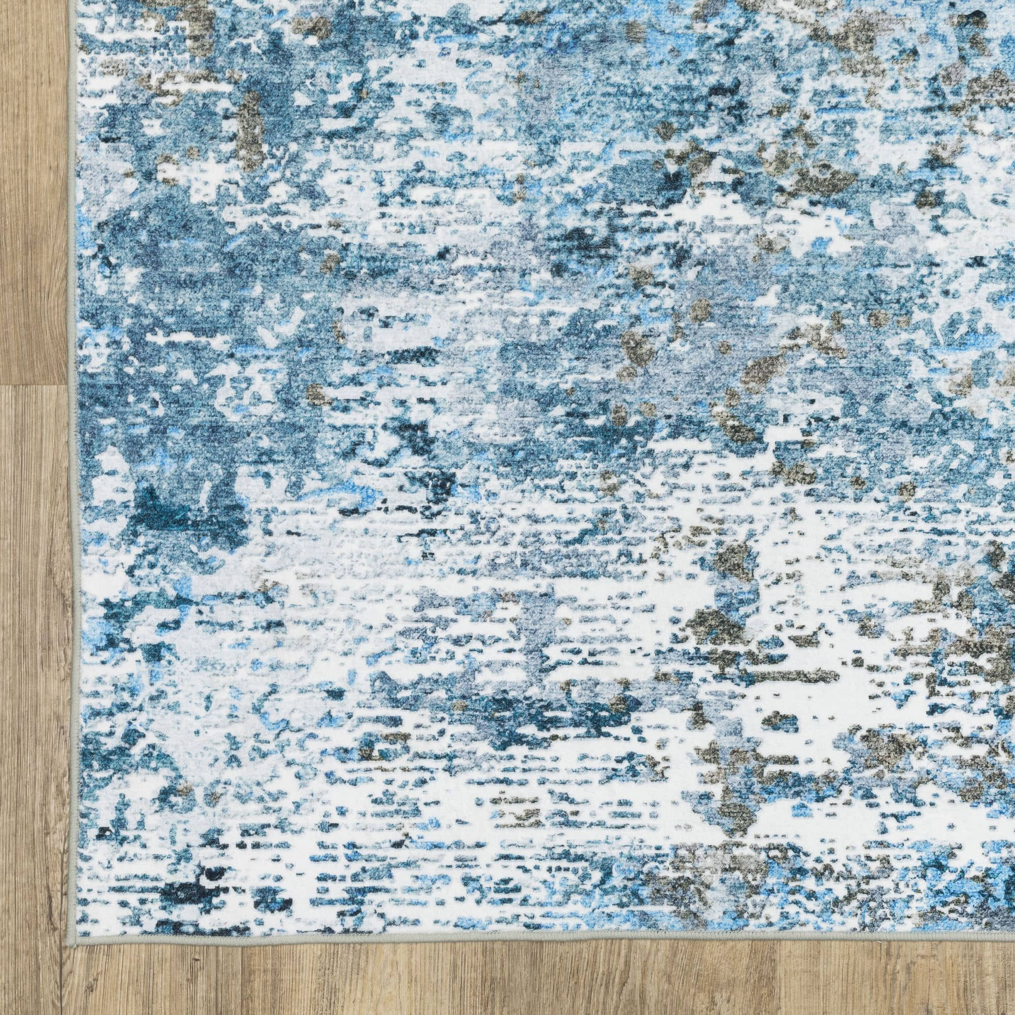 Machine-Print SUM14 Blue Rugs #color_blue