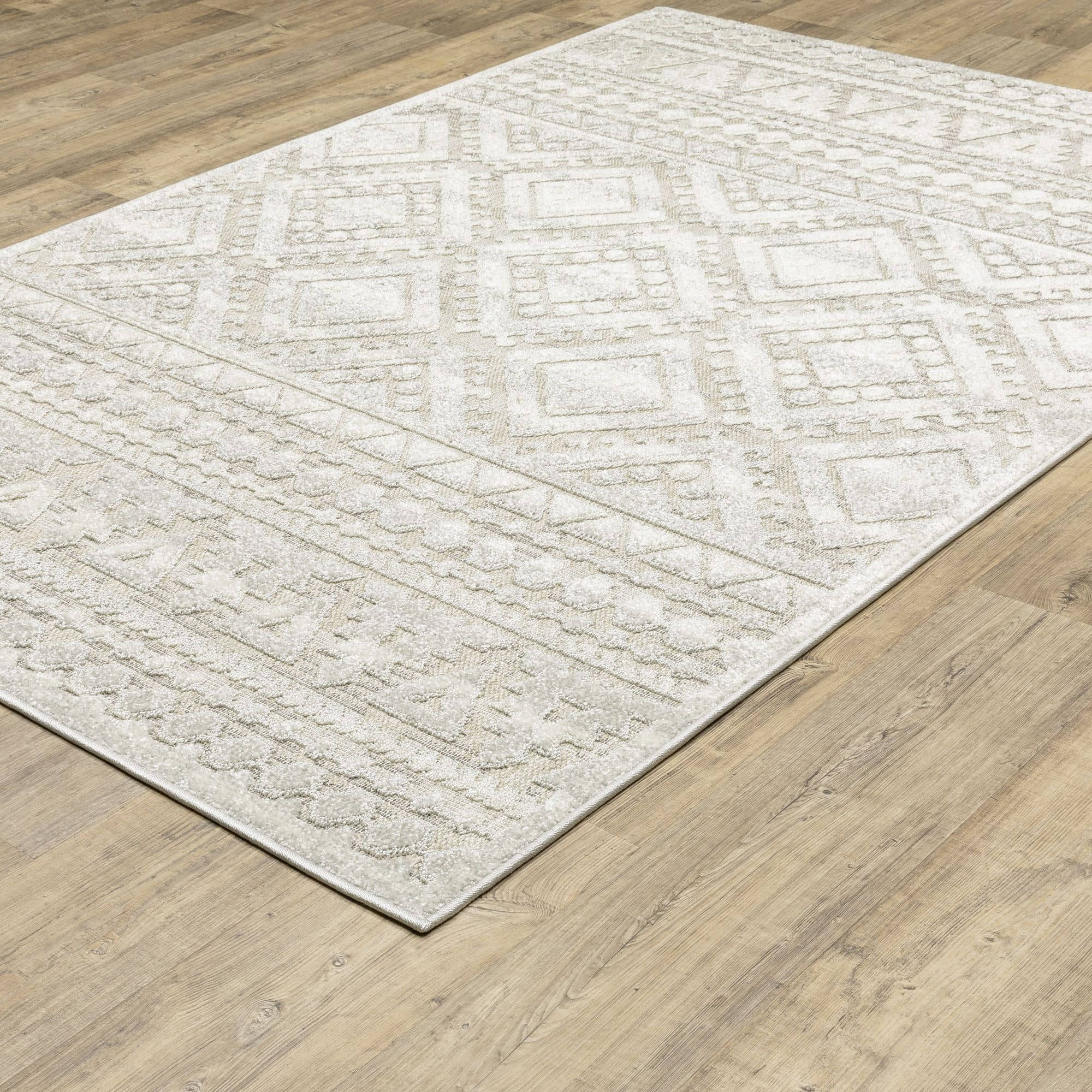 Power-Loomed TAN01 Beige Rugs #color_beige