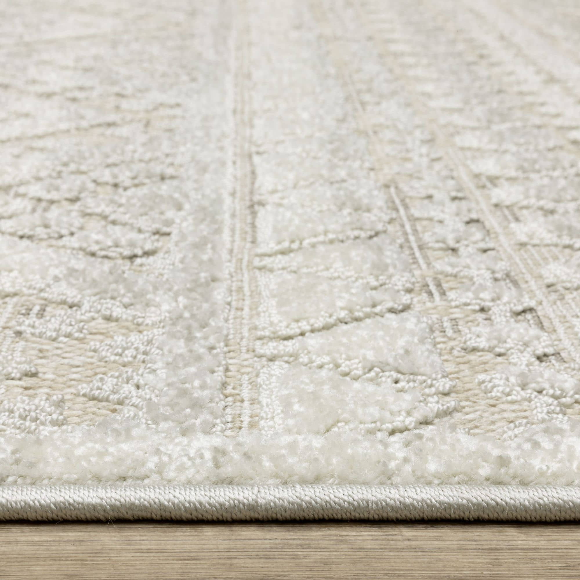 Power-Loomed TAN01 Beige Rugs #color_beige