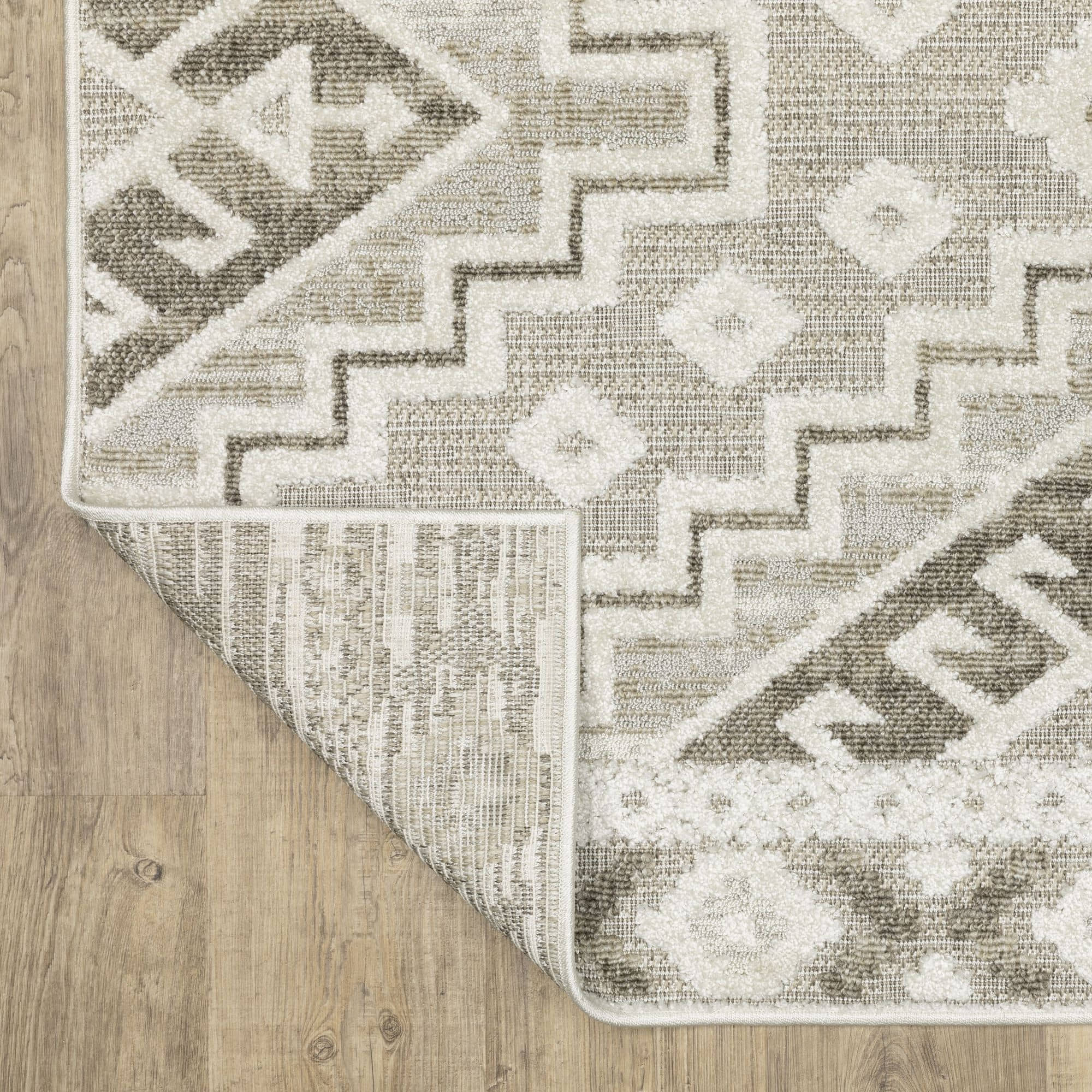 Power-Loomed TAN03 Beige Rugs #color_beige