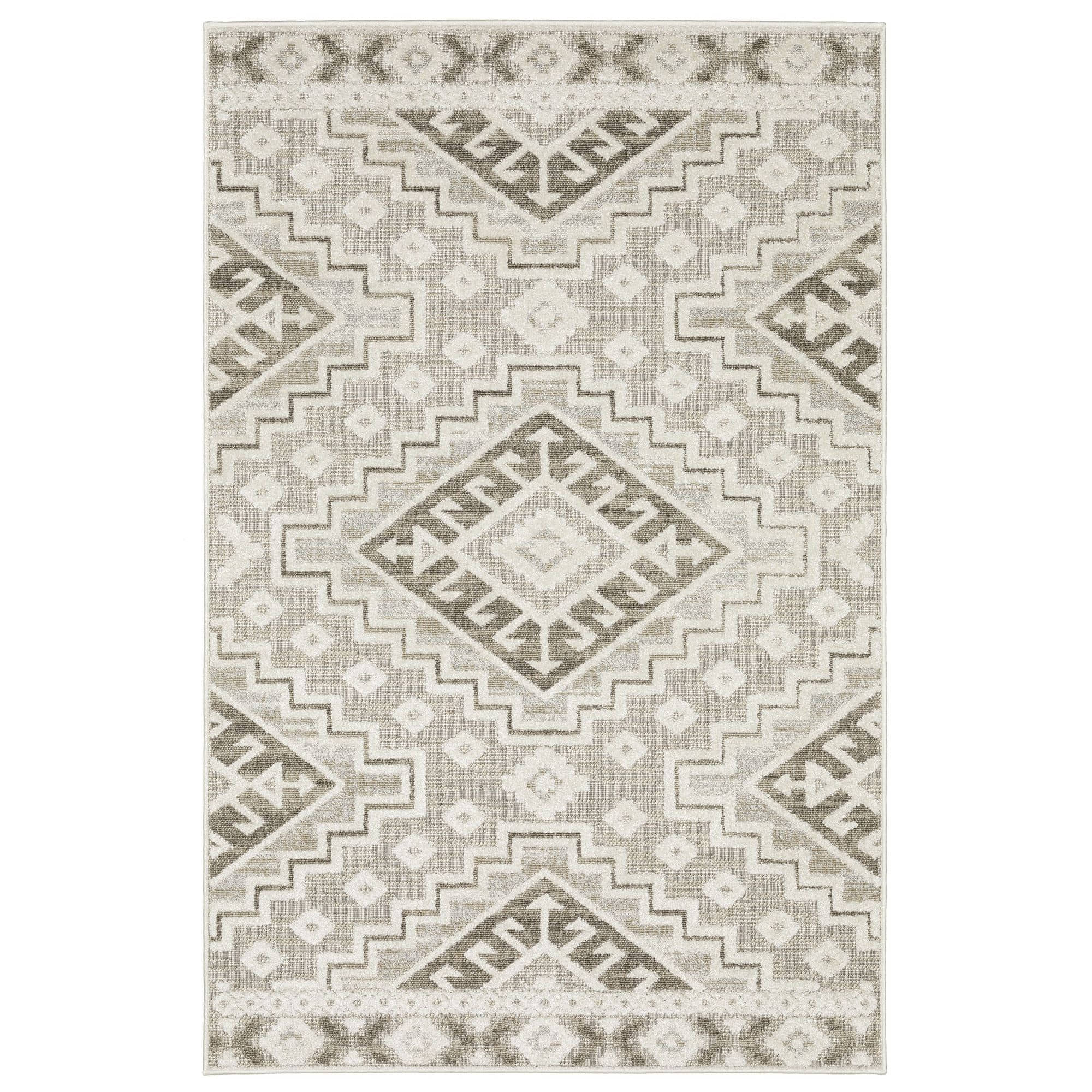 Power-Loomed TAN03 Beige Rugs #color_beige