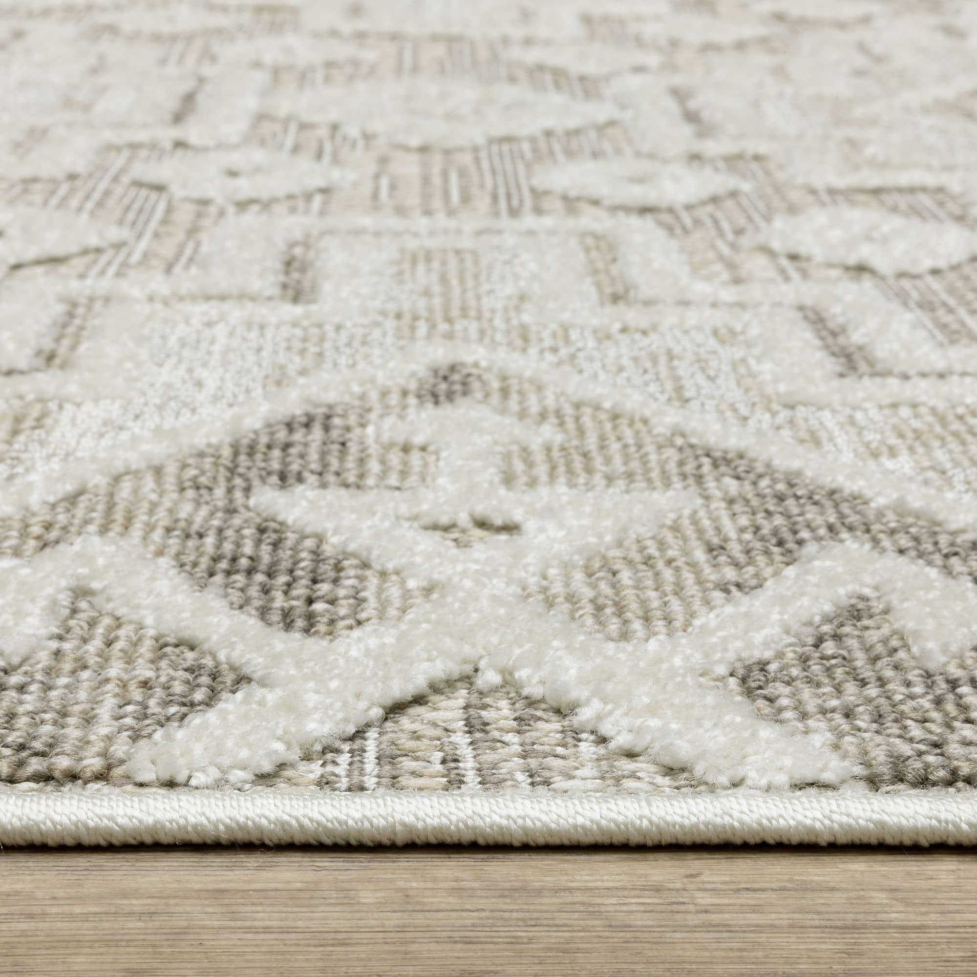 Power-Loomed TAN03 Beige Rugs #color_beige