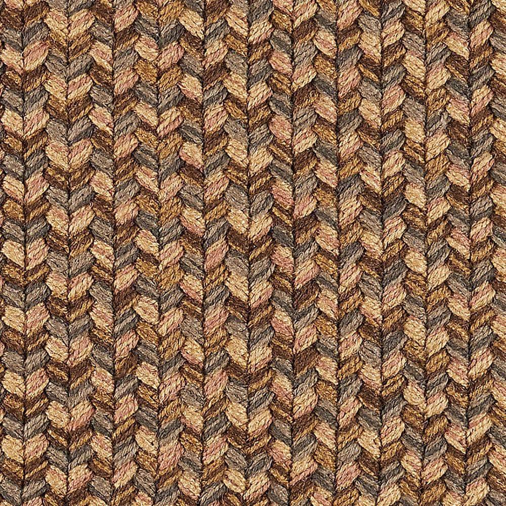 Brown Outdoor Braided Rug - Sanibel Tweed Braided Rug