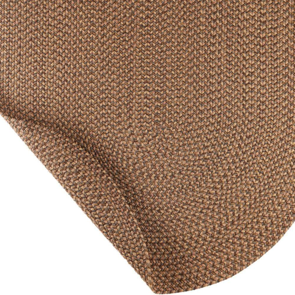 Brown Outdoor Braided Rug - Sanibel Tweed Braided Rug