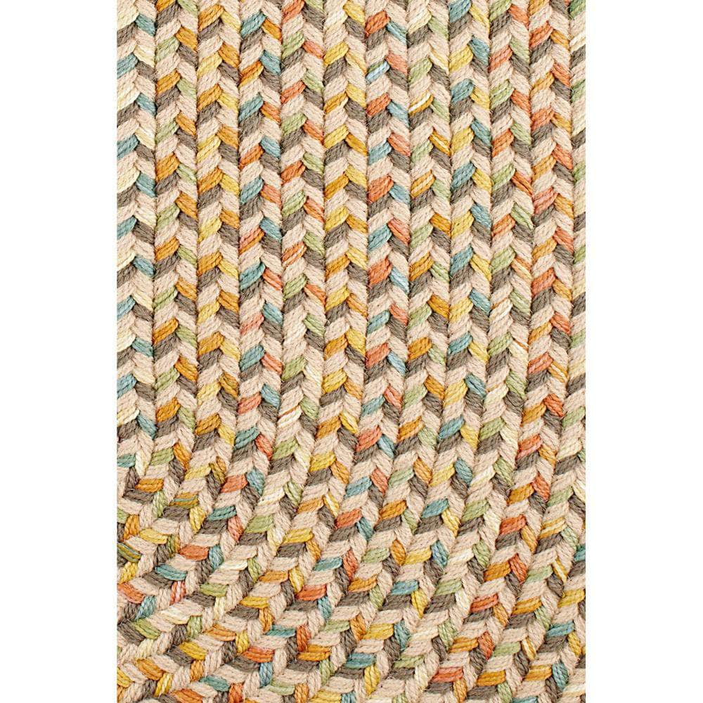 Confetti Bright & Bold 5-Carrier Braided Rug - Beige