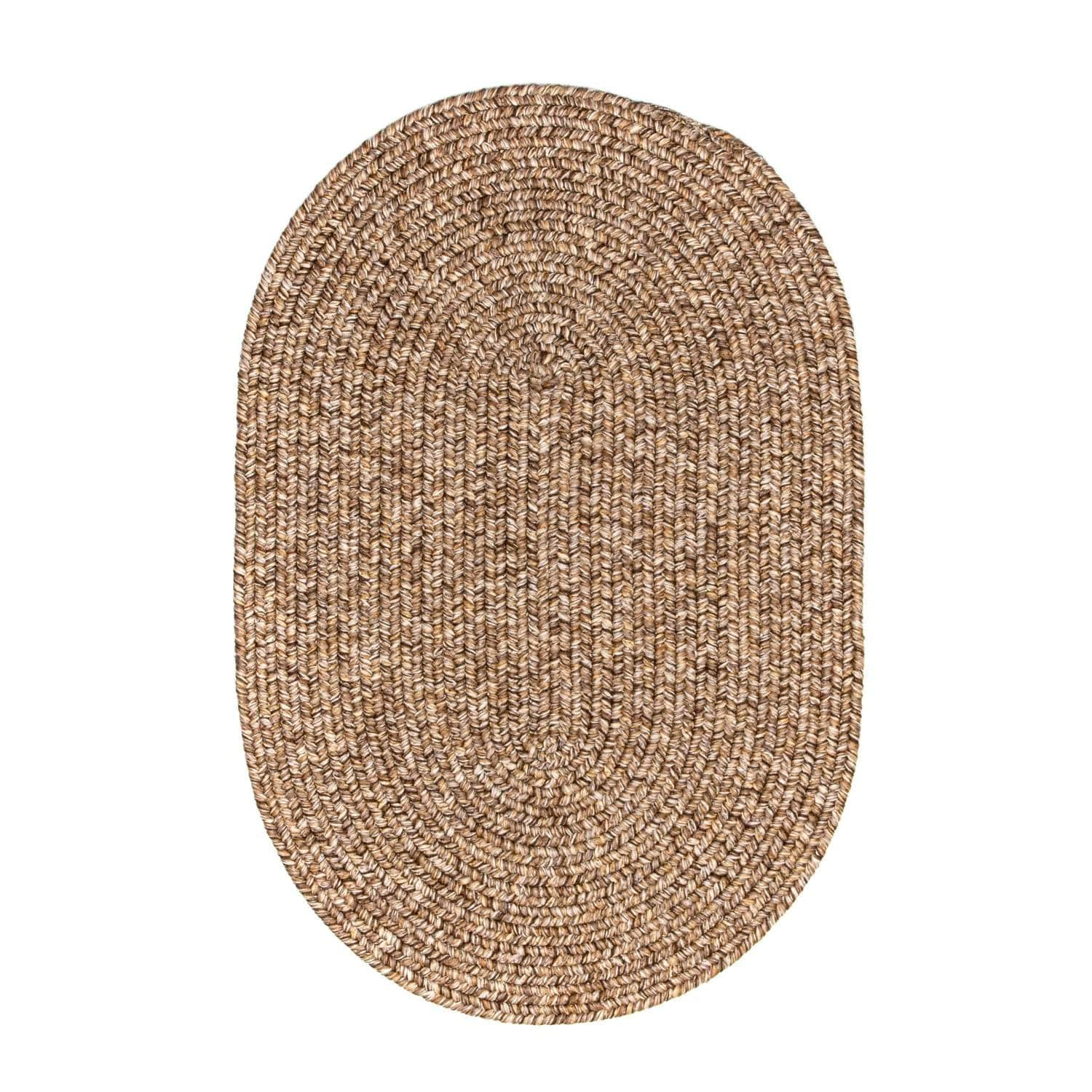 Braided SA38 Brown Rugs #color_brown