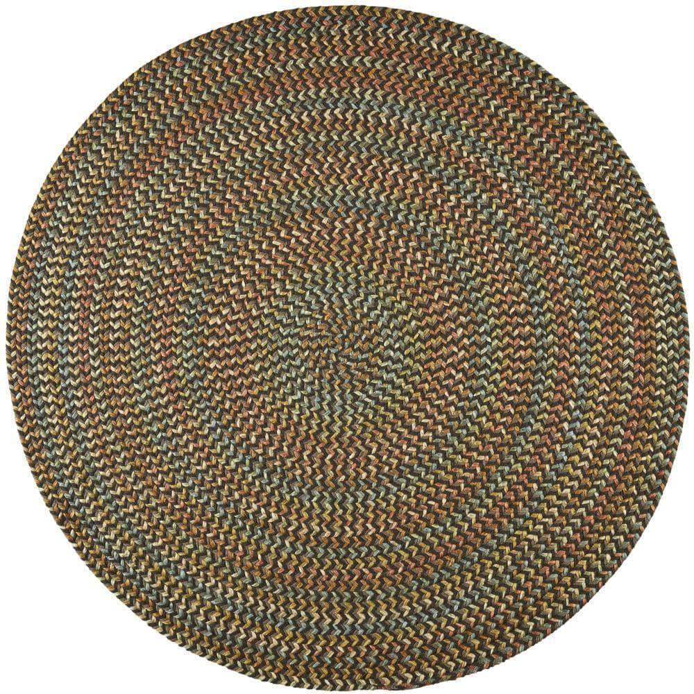 Confetti Bright & Bold 5-Carrier Braided Rug - Brown