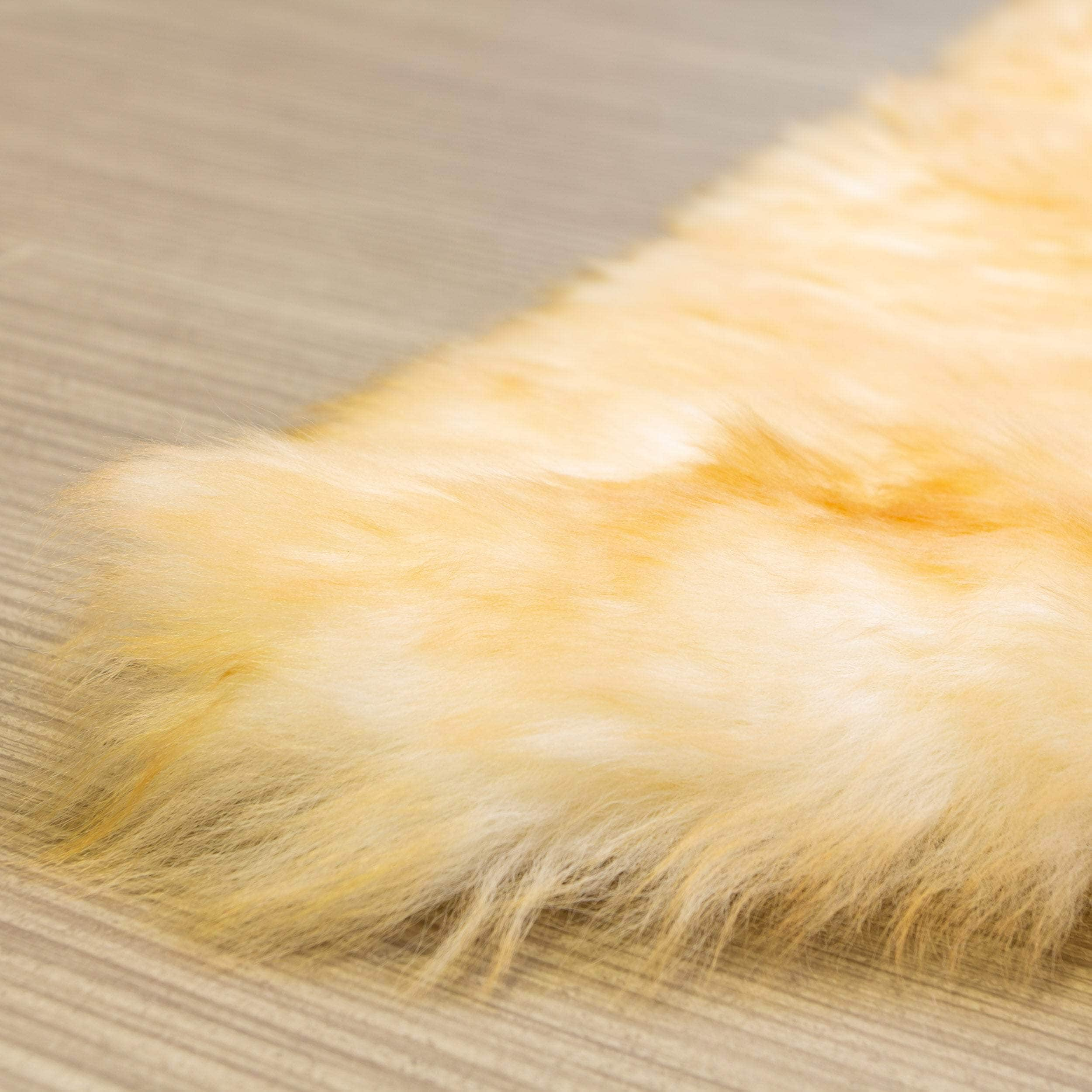 Natural Sheepskin Rug Shearling Fur Pelt #size_2' x 3'