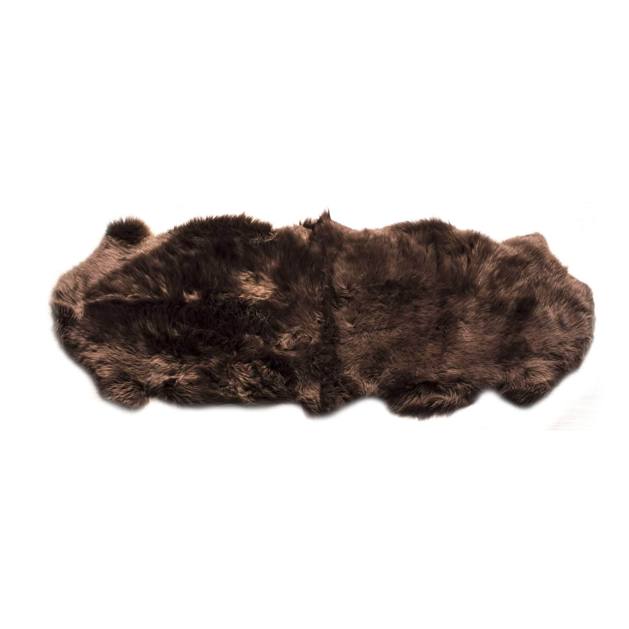 Natural Sheepskin Rug Shearling Fur Pelt #size_2' x 6'