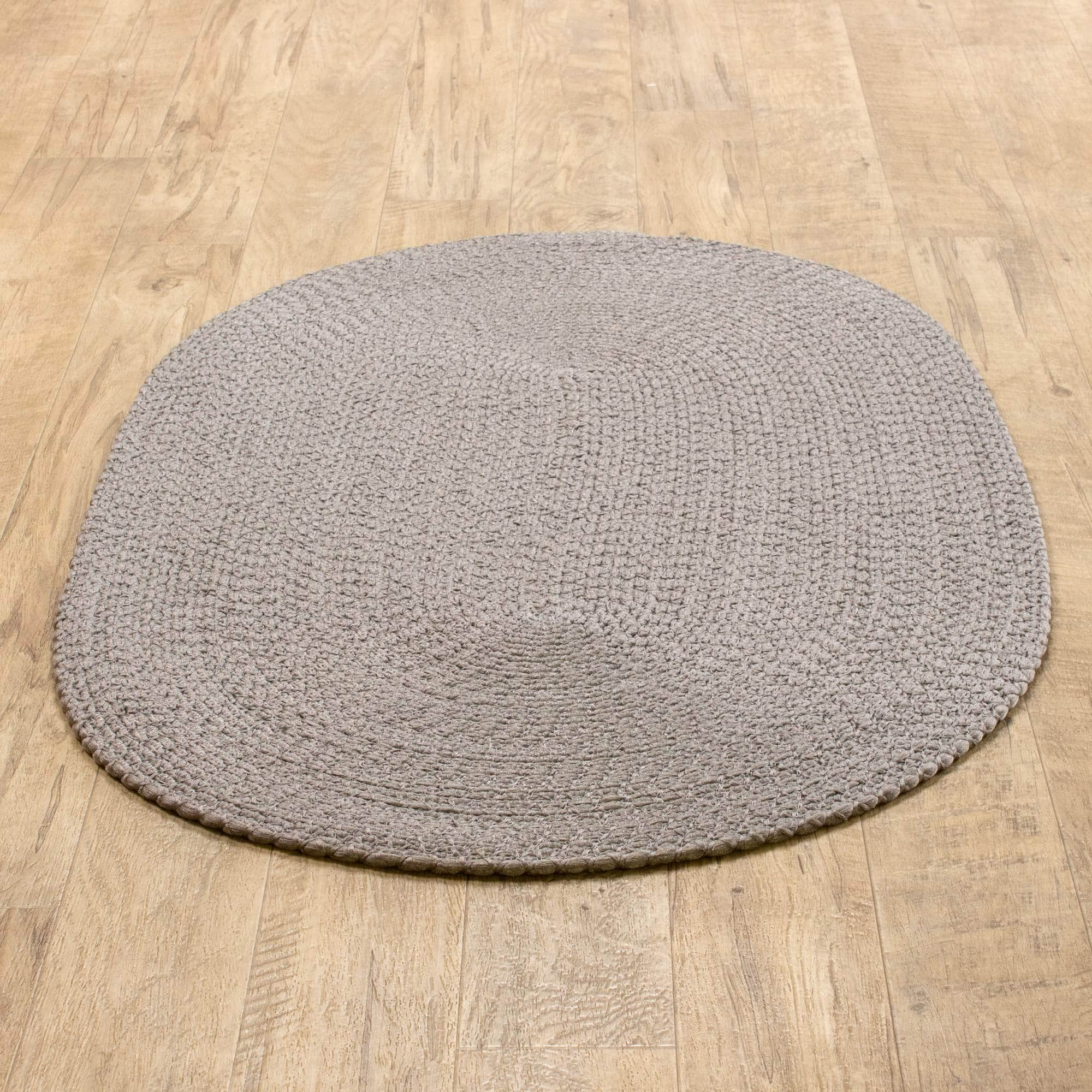 Tropics TRP Gray Braided Rug #color_gray