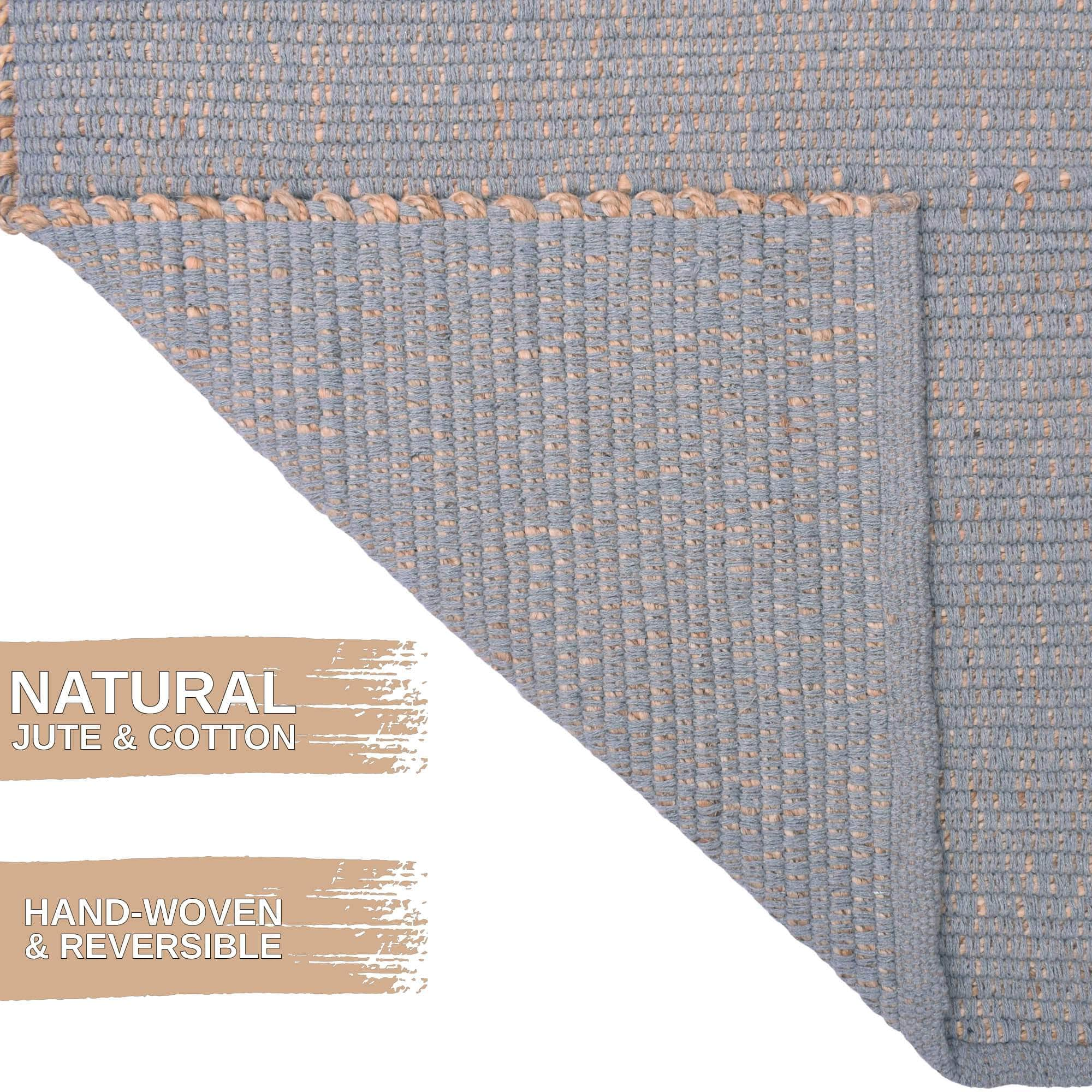 Hand Woven JC01 Light Gray Rugs #color_light gray