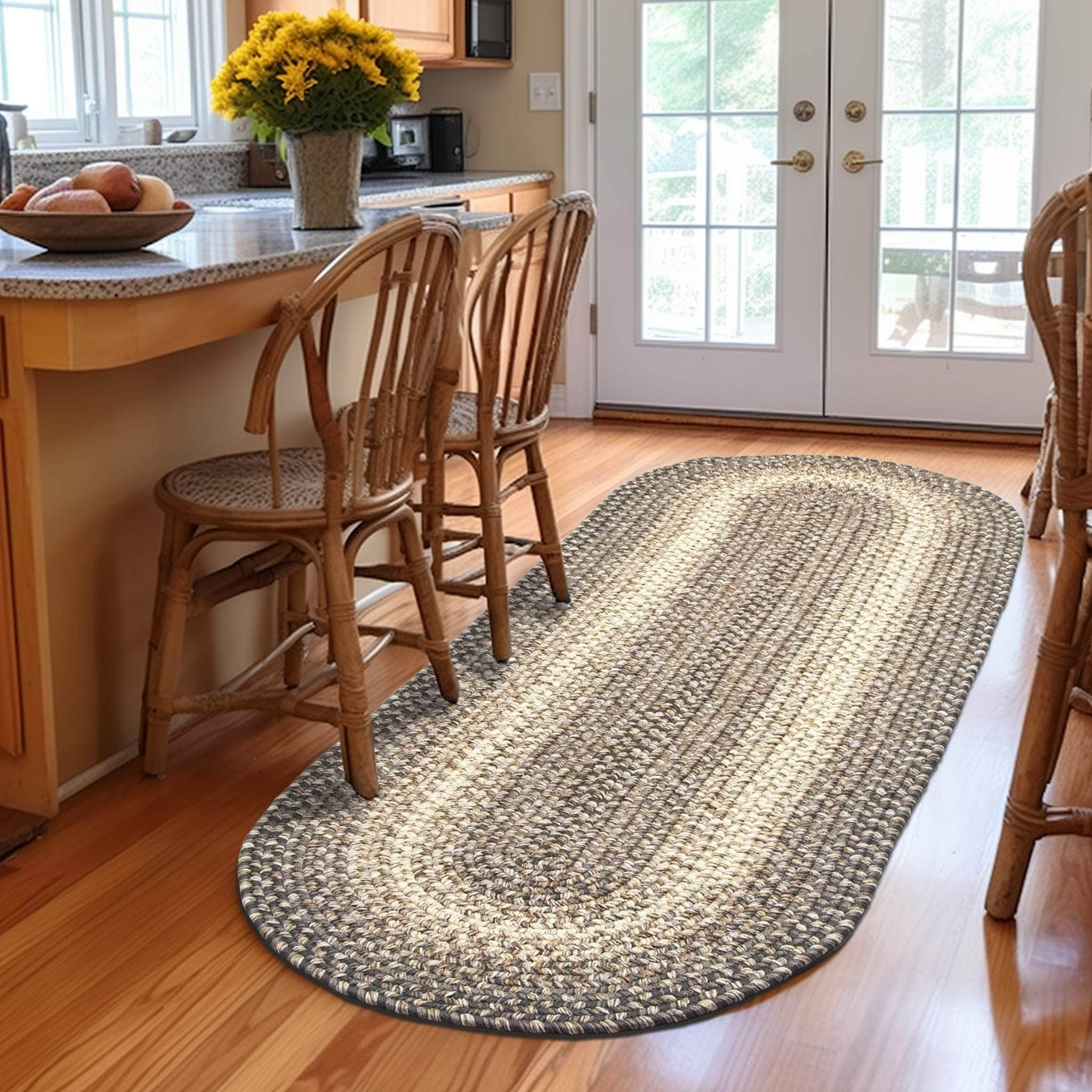 Ridgewood Indoor Outdoor Braided Rug #color_Brown Velvet