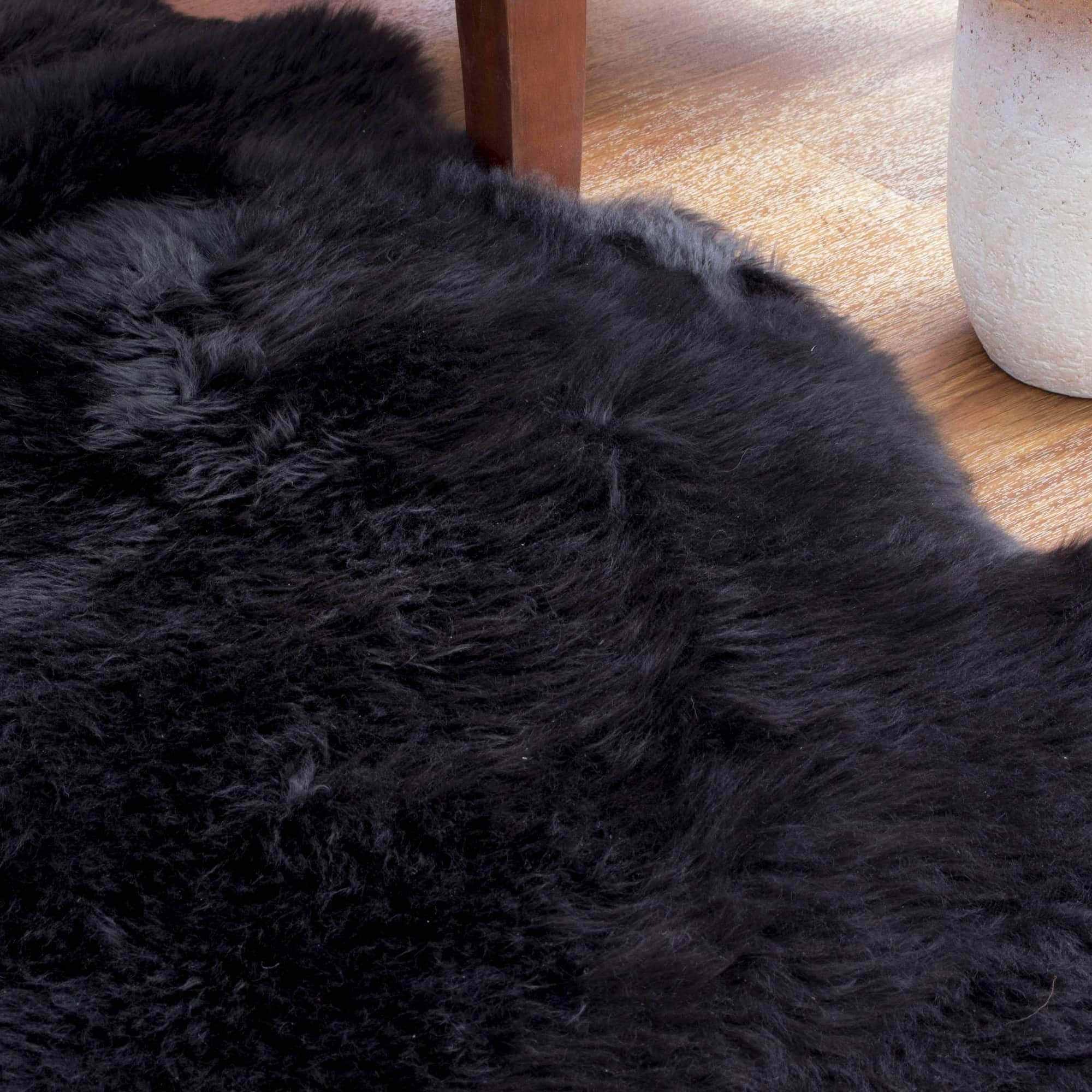 Natural Sheepskin Rug Shearling Fur Pelt #size_2' x 6'