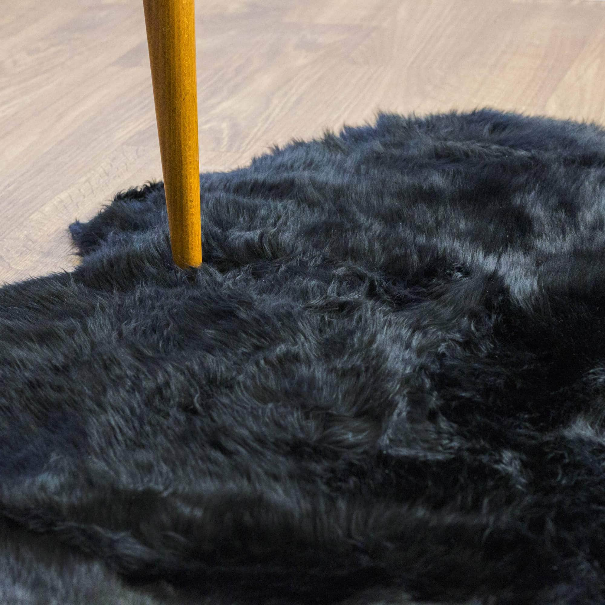 Natural Sheepskin Rug Shearling Fur Pelt #size_4' x 6'